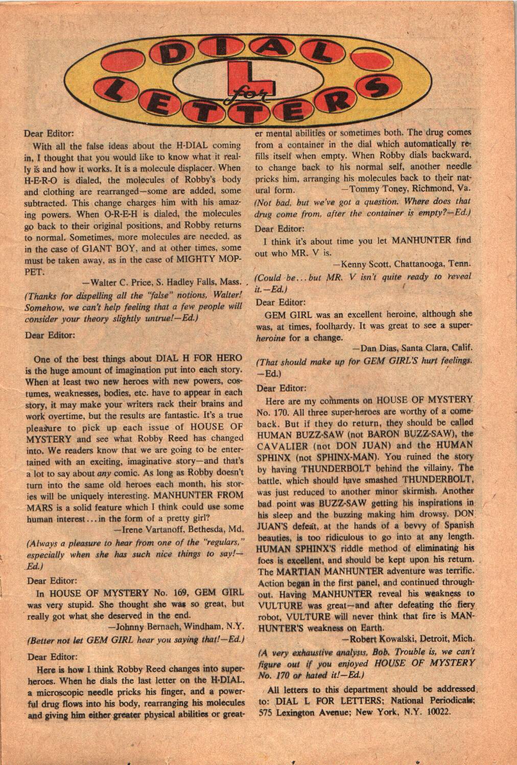 Read online House of Mystery (1951) comic -  Issue #172 - 17