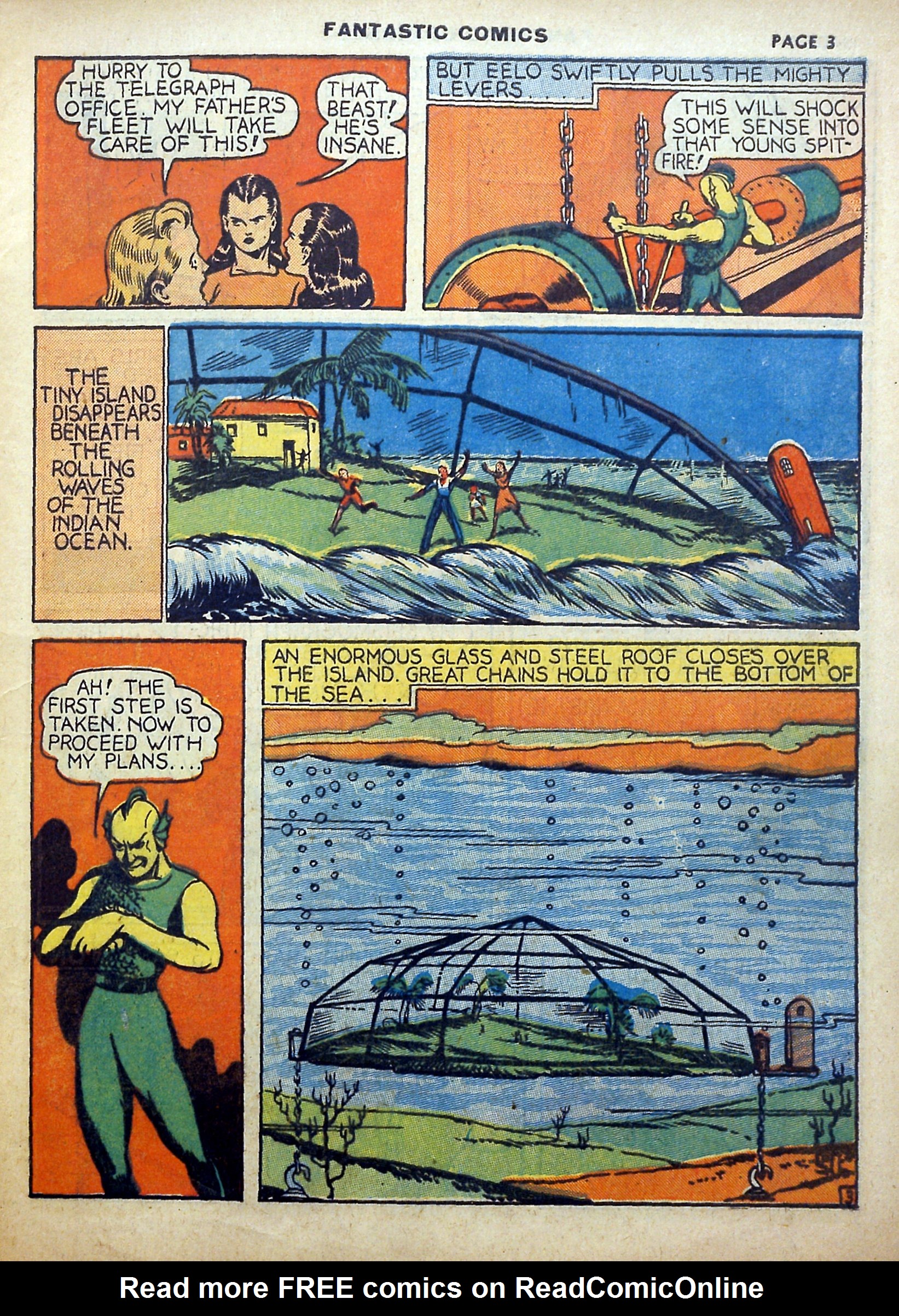 Read online Fantastic Comics comic -  Issue #5 - 4