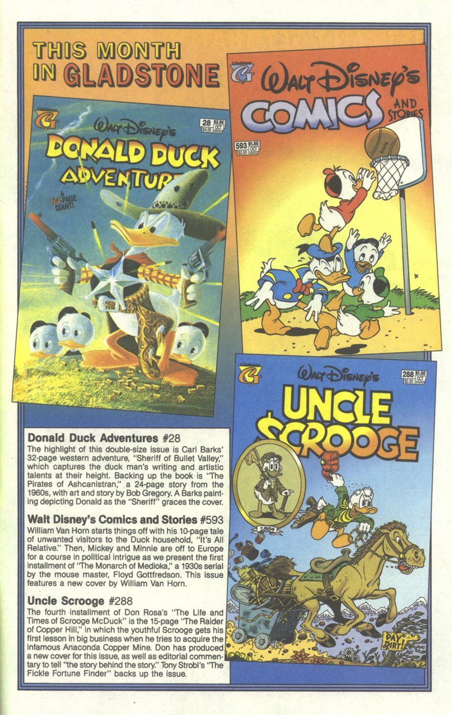 Walt Disney's Donald Duck Adventures (1987) Issue #28 #28 - English 63