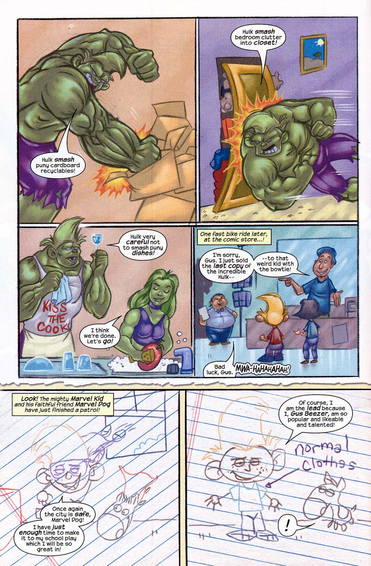 Read online Marvelous Adventures of Gus Beezer comic -  Issue # Hulk - 10