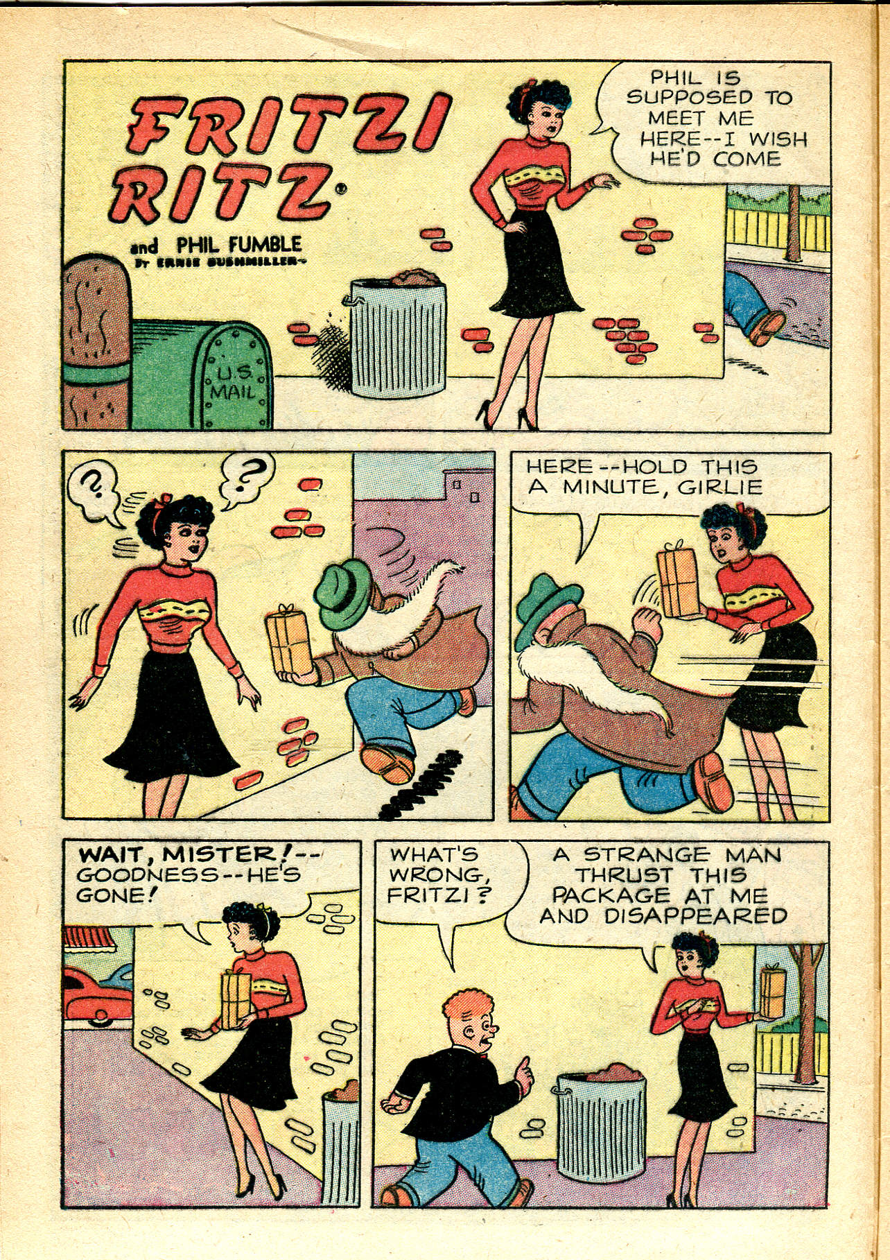 Read online Fritzi Ritz (1953) comic -  Issue #33 - 8