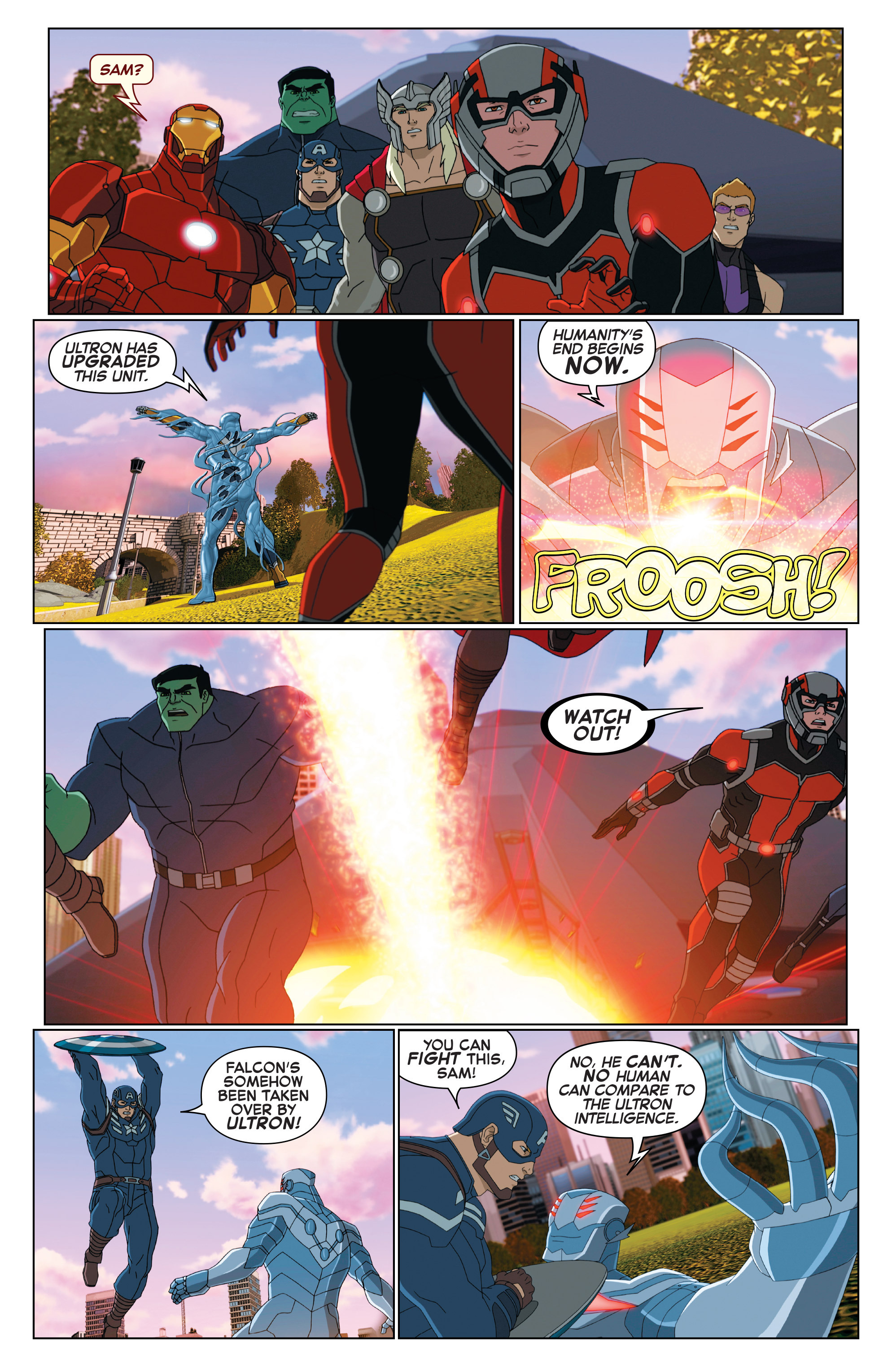Read online Marvel Universe Avengers Assemble: Civil War comic -  Issue #4 - 4