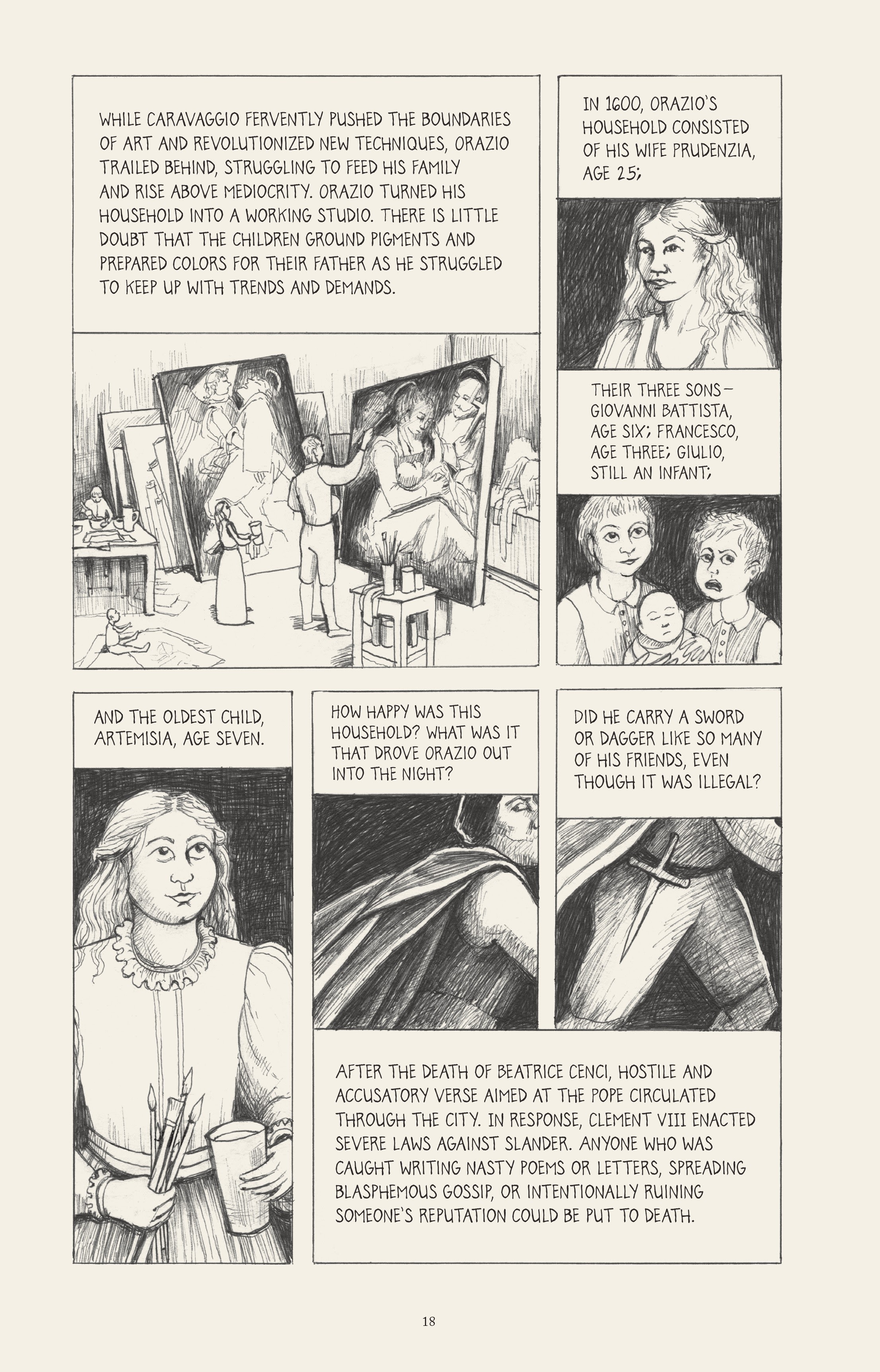 Read online I Know What I Am: The Life and Times of Artemisia Gentileschi comic -  Issue # TPB (Part 1) - 27