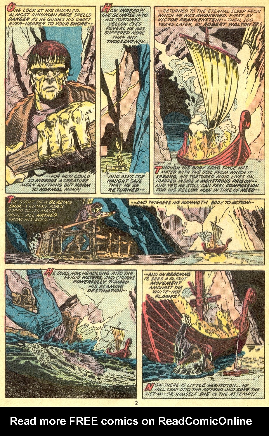 Read online Frankenstein (1973) comic -  Issue #5 - 3
