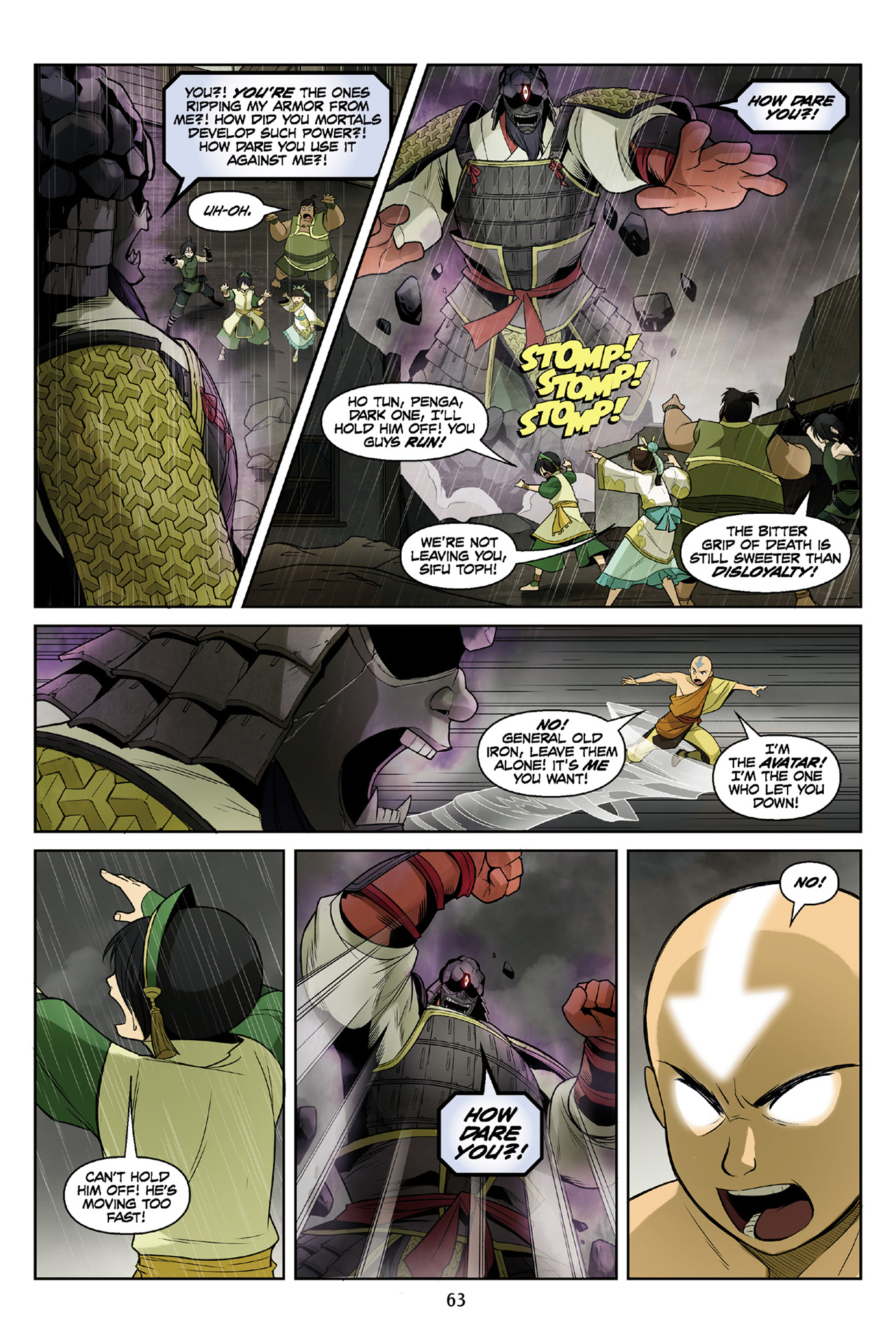 Read online Nickelodeon Avatar: The Last Airbender - The Rift comic -  Issue # Part 3 - 64