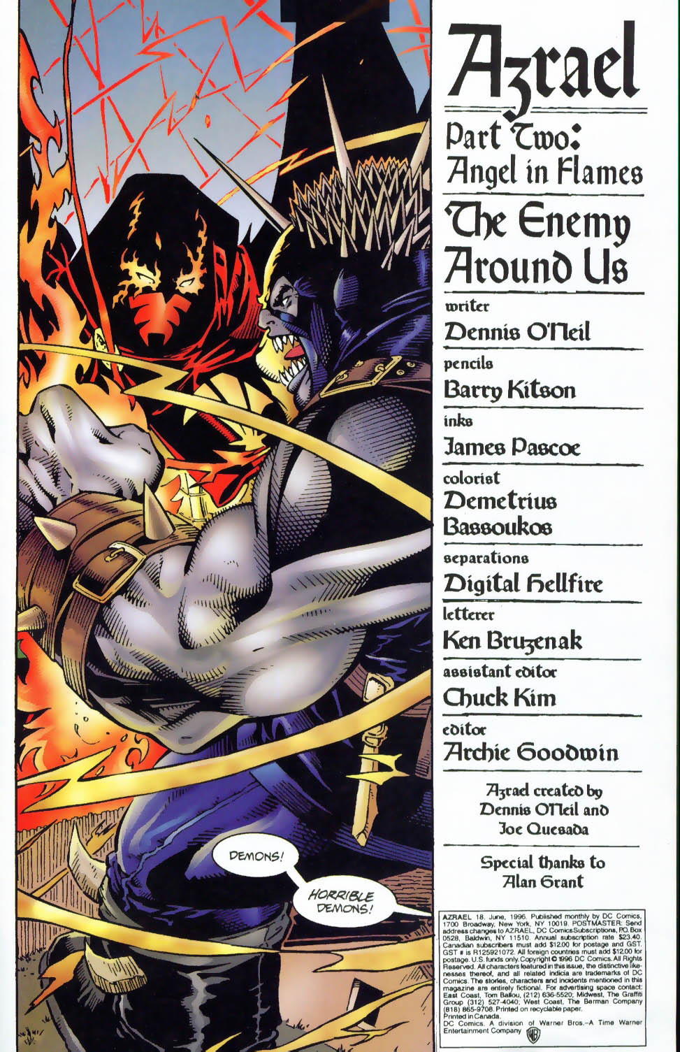 Read online Azrael (1995) comic -  Issue #18 - 2