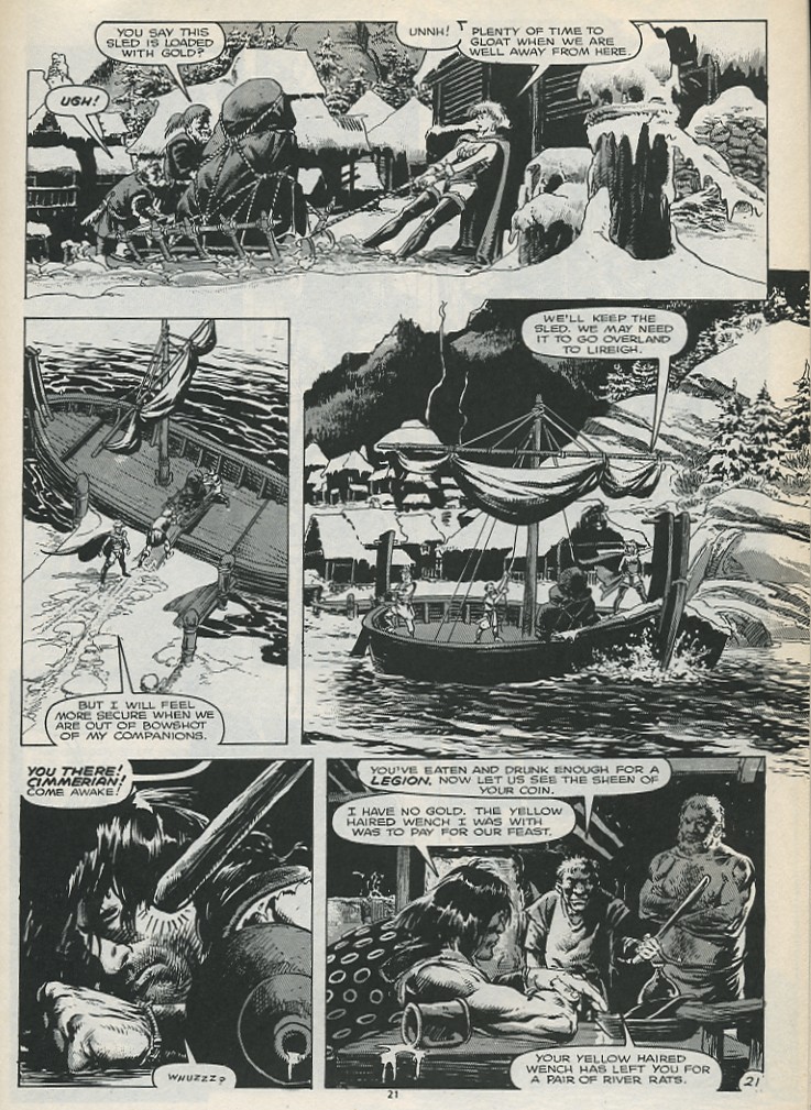 Read online The Savage Sword Of Conan comic -  Issue #179 - 23