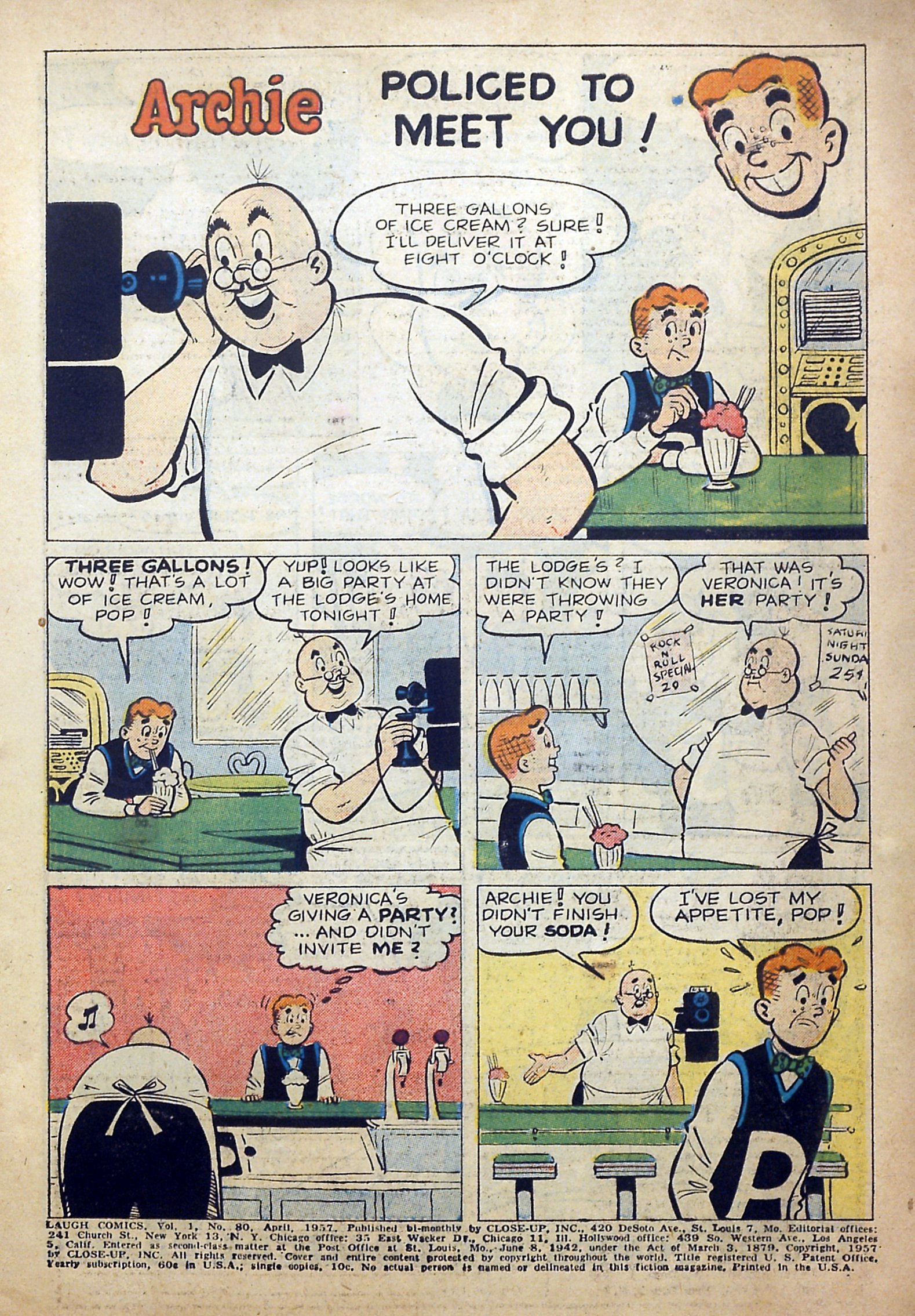 Read online Laugh (Comics) comic -  Issue #80 - 3