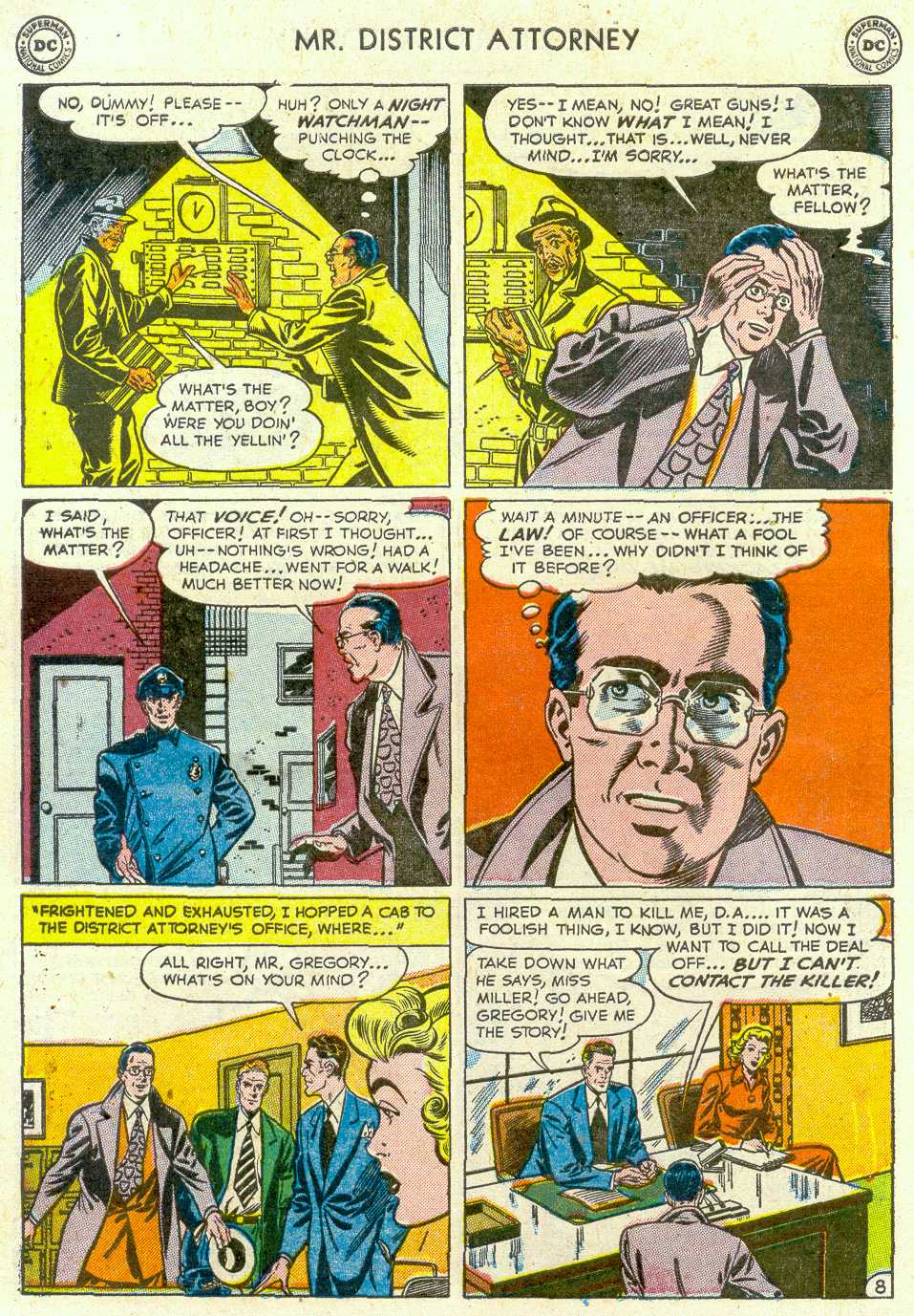 Read online Mr. District Attorney comic -  Issue #25 - 10