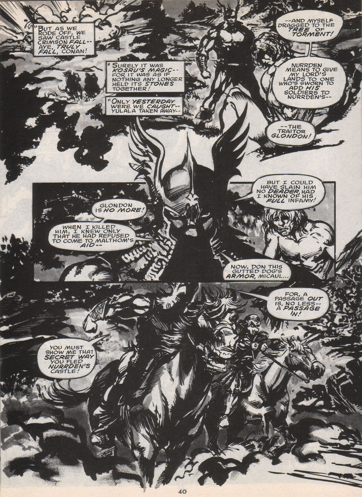 Read online The Savage Sword Of Conan comic -  Issue #222 - 41