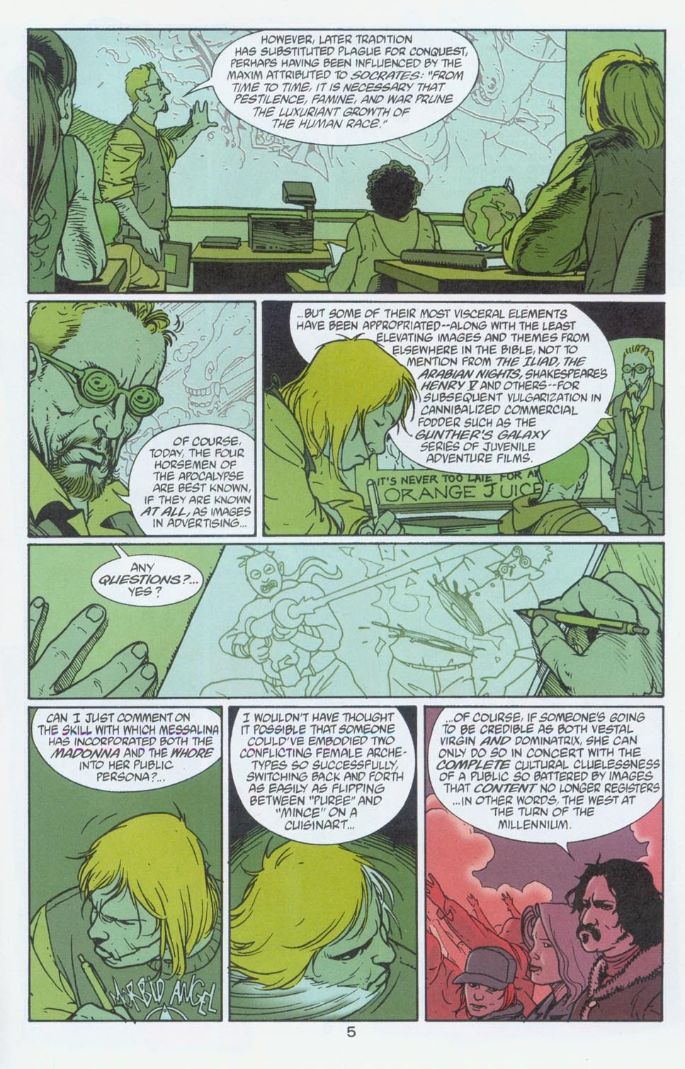 Read online Four Horsemen comic -  Issue #4 - 8