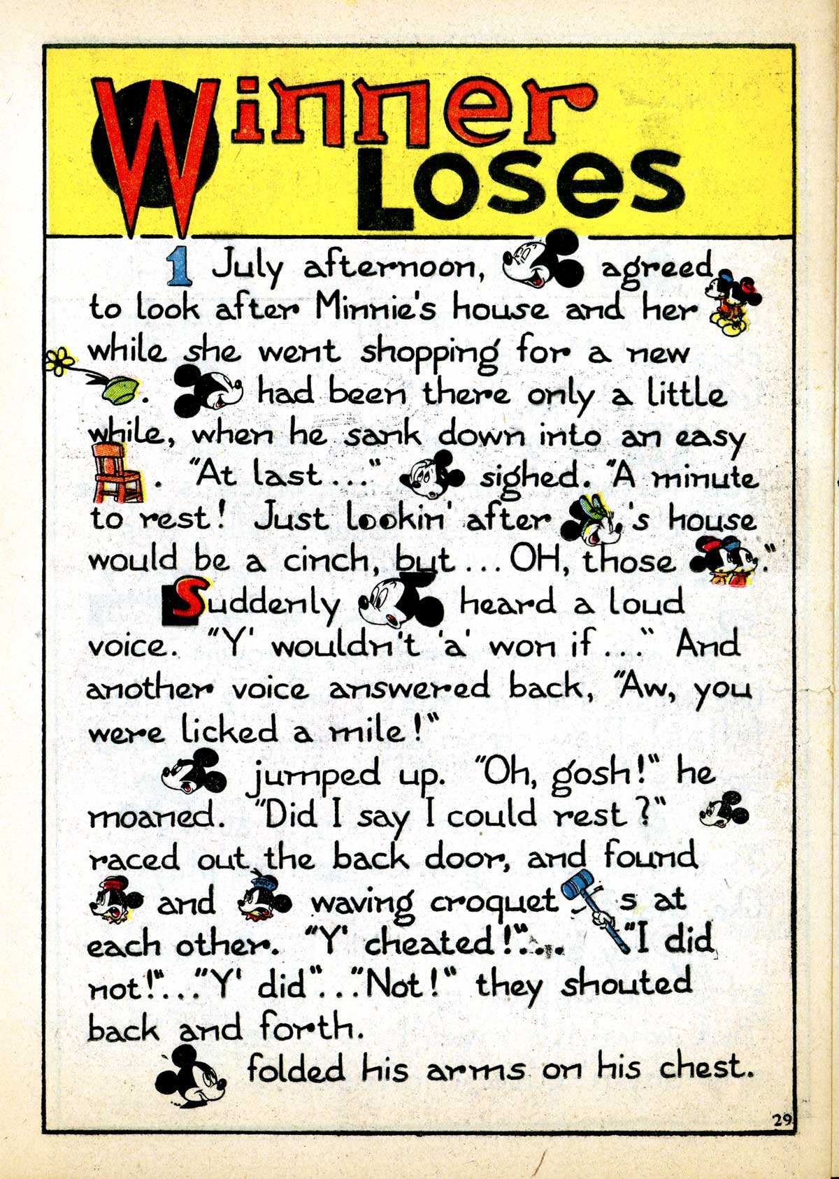 Read online Walt Disney's Comics and Stories comic -  Issue #35 - 30