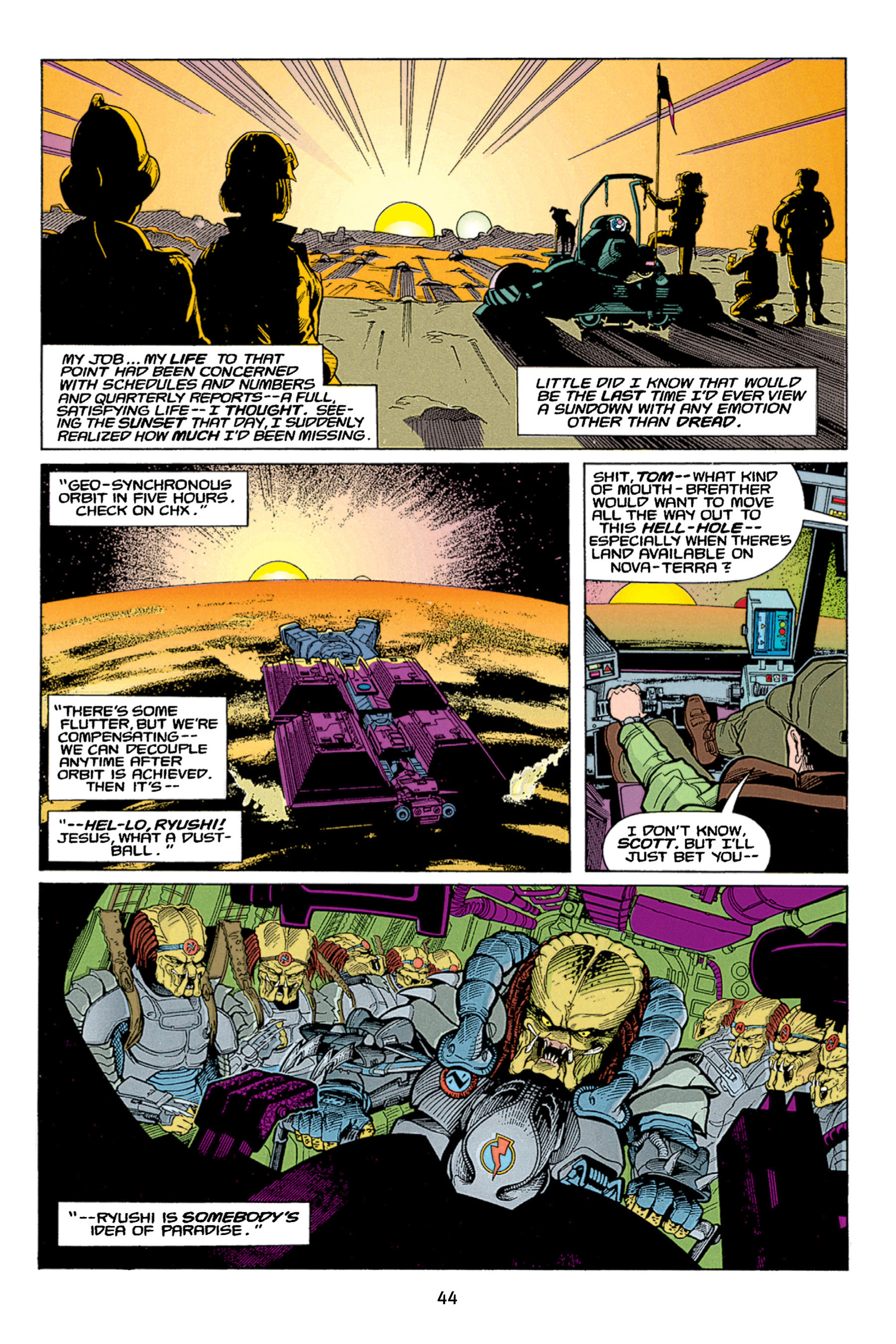 Read online Aliens vs. Predator Omnibus comic -  Issue # _TPB 1 Part 1 - 44