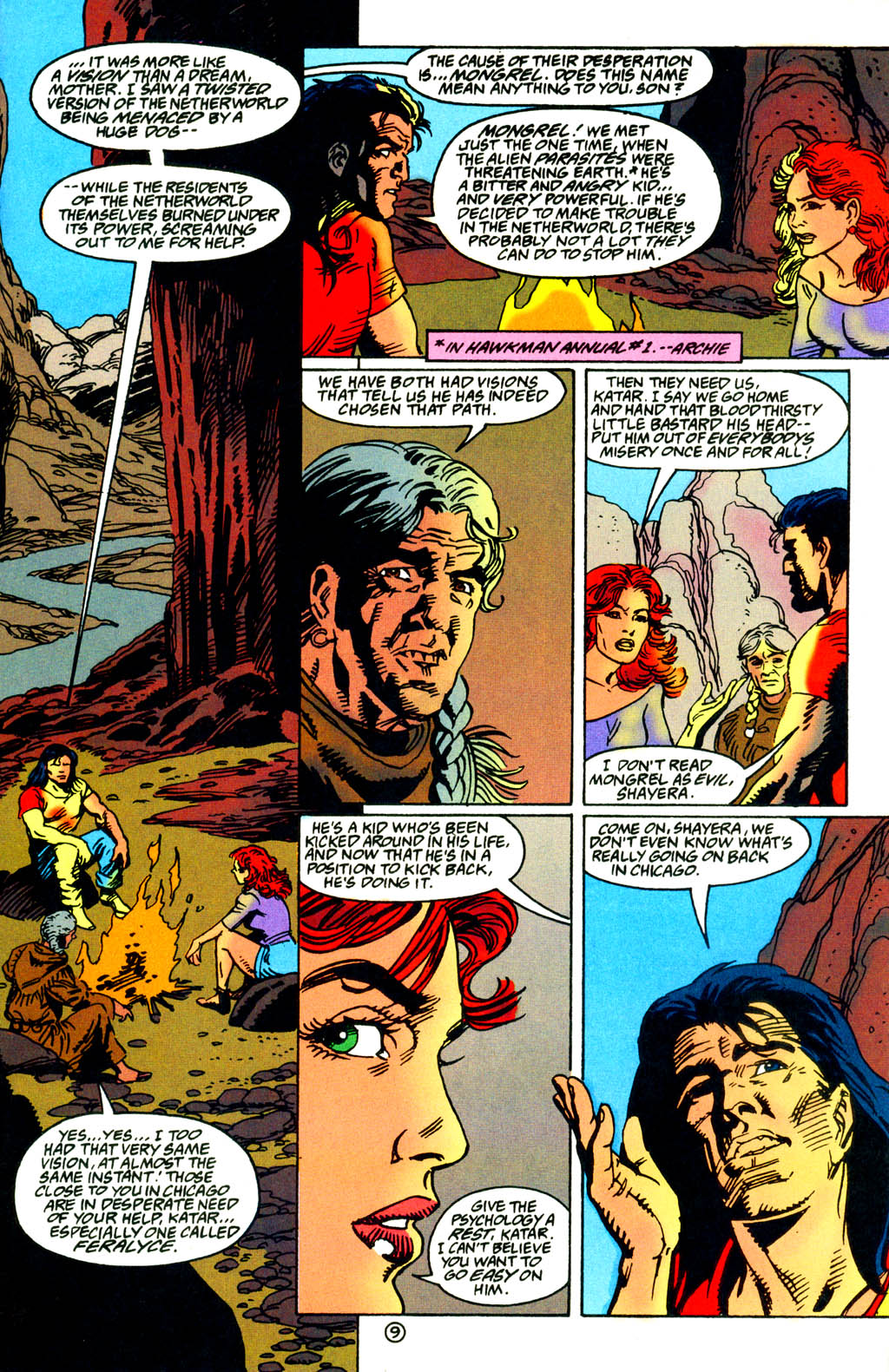 Hawkman (1993) Issue #7 #10 - English 9