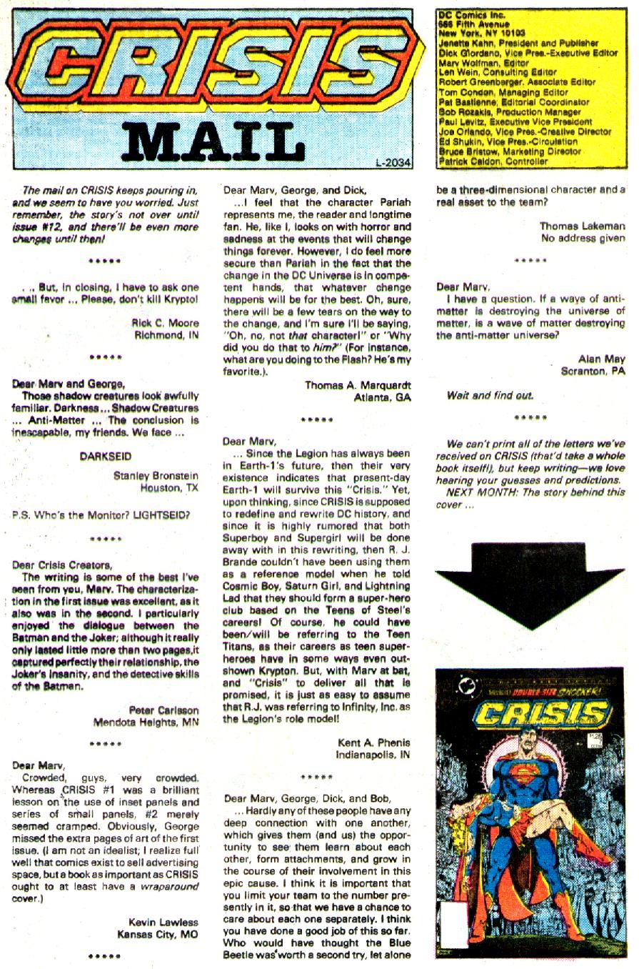 Read online Crisis on Infinite Earths (1985) comic -  Issue #6 - 27