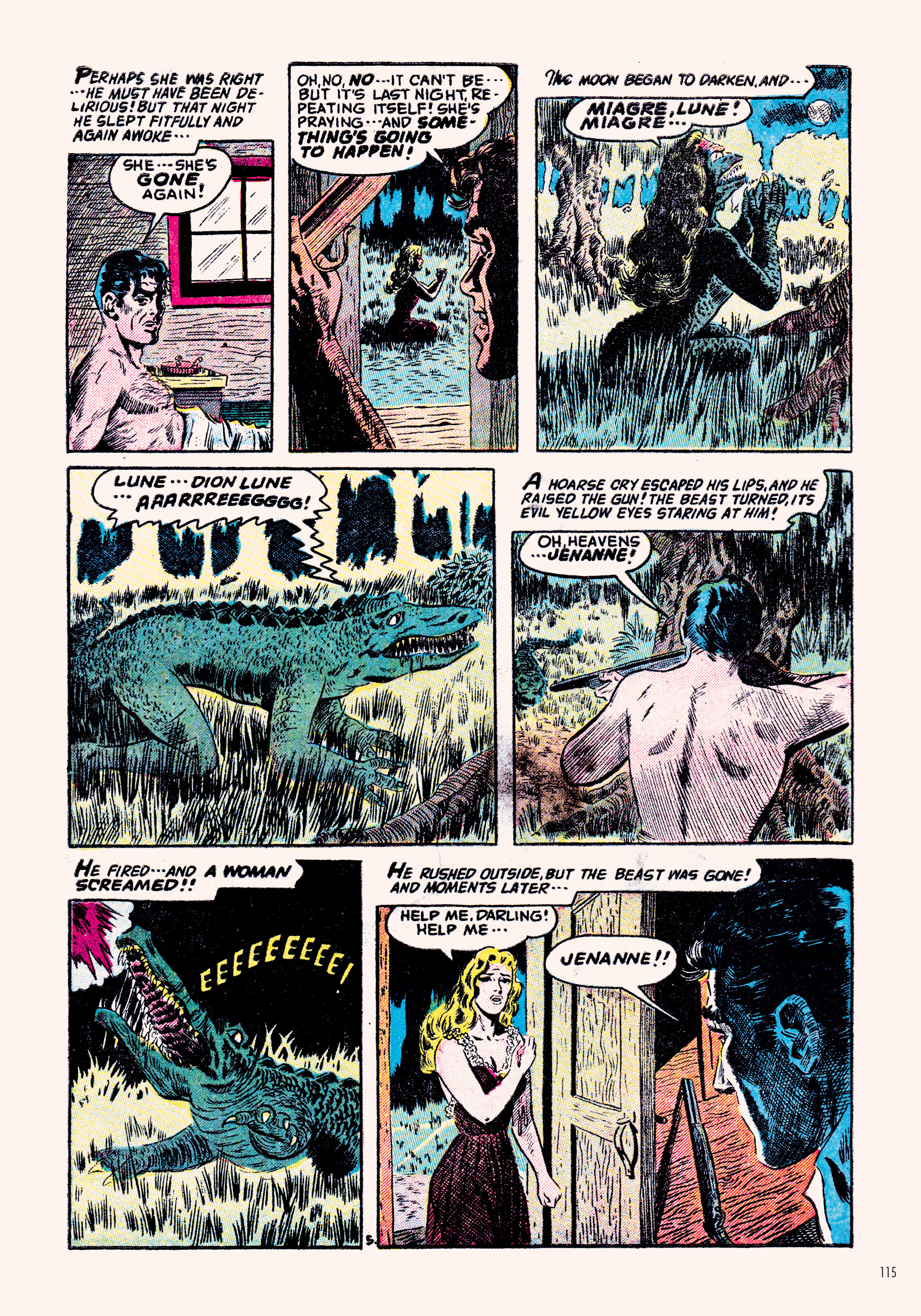Read online Classic Monsters of Pre-Code Horror Comics: Swamp Monsters comic -  Issue # TPB - 115