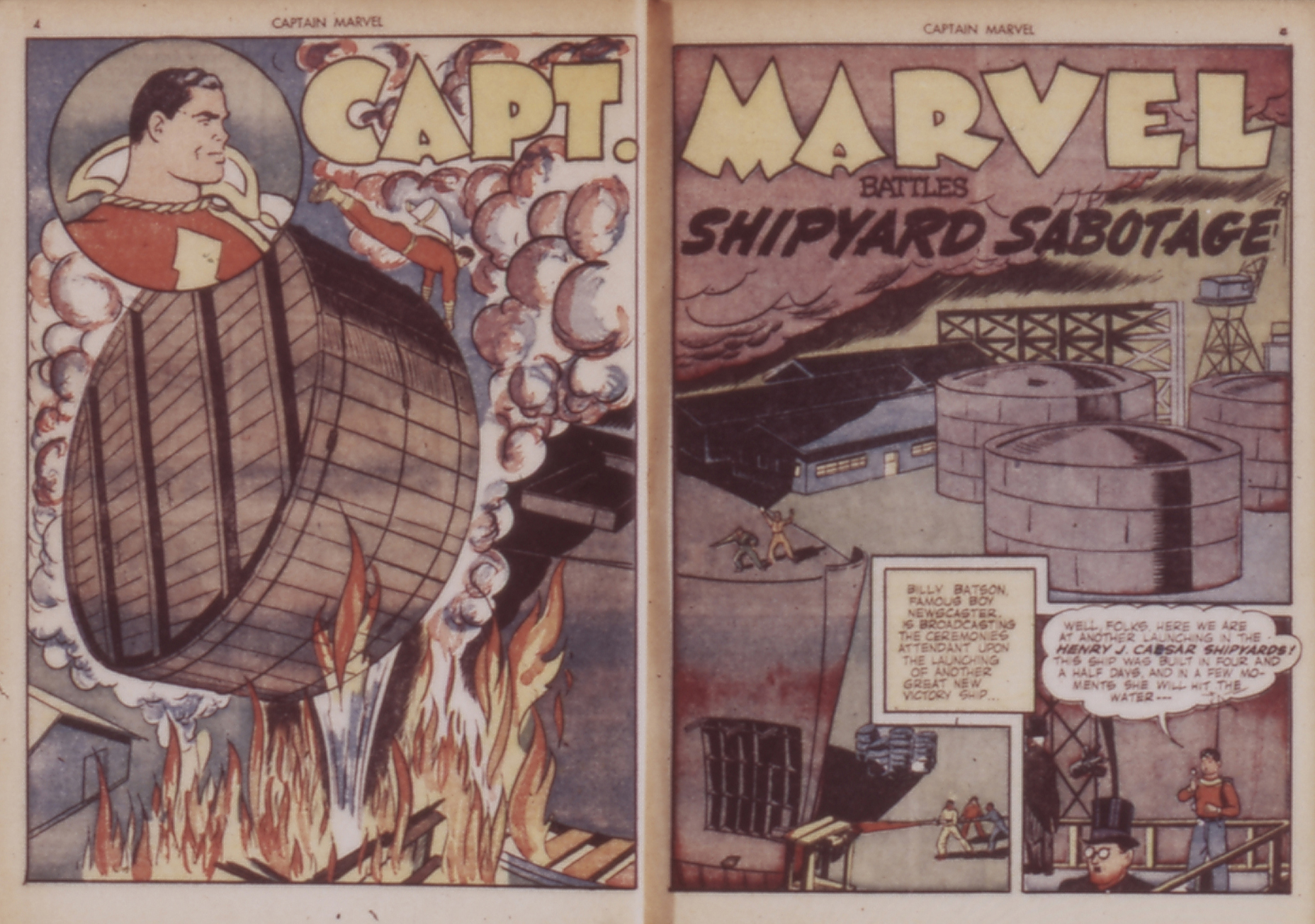 Read online Captain Marvel Adventures comic -  Issue #22 - 4