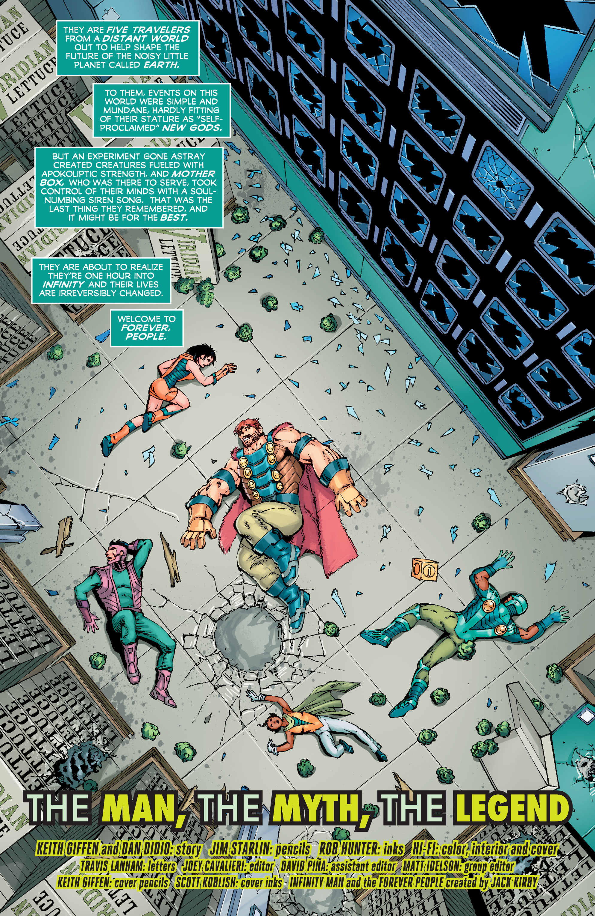 Read online Infinity Man and the Forever People comic -  Issue #3 - 2