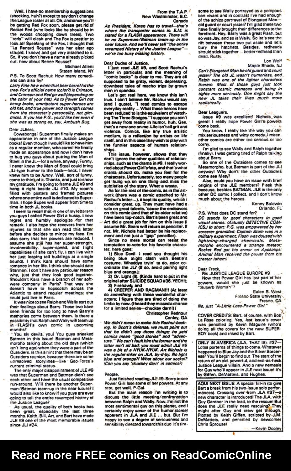 Read online Justice League Europe comic -  Issue #12 - 25