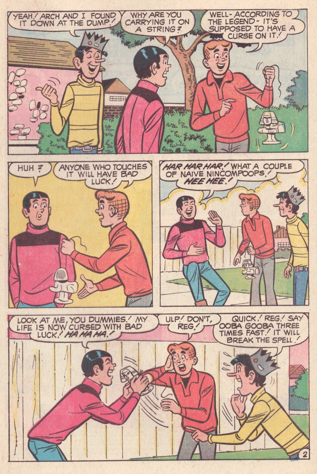 Read online Reggie and Me (1966) comic -  Issue #42 - 4