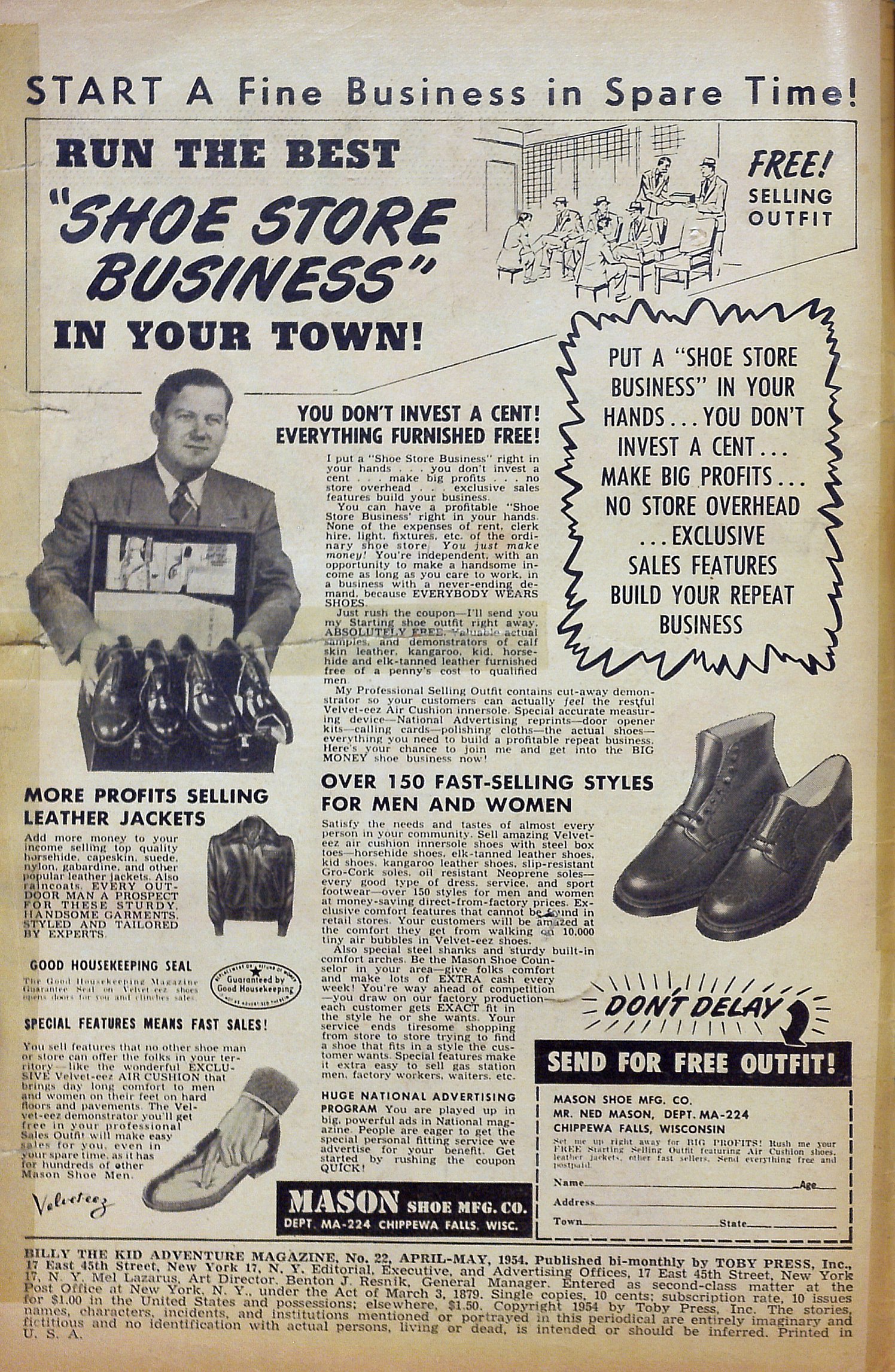 Read online Billy the Kid Adventure Magazine comic -  Issue #22 - 2