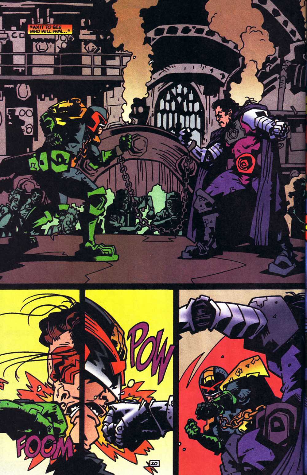 Read online Judge Dredd: Legends of the Law comic -  Issue #9 - 20