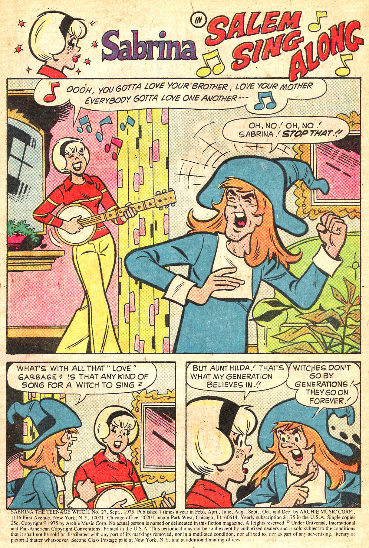 Sabrina The Teenage Witch (1971) Issue #27 #27 - English 3