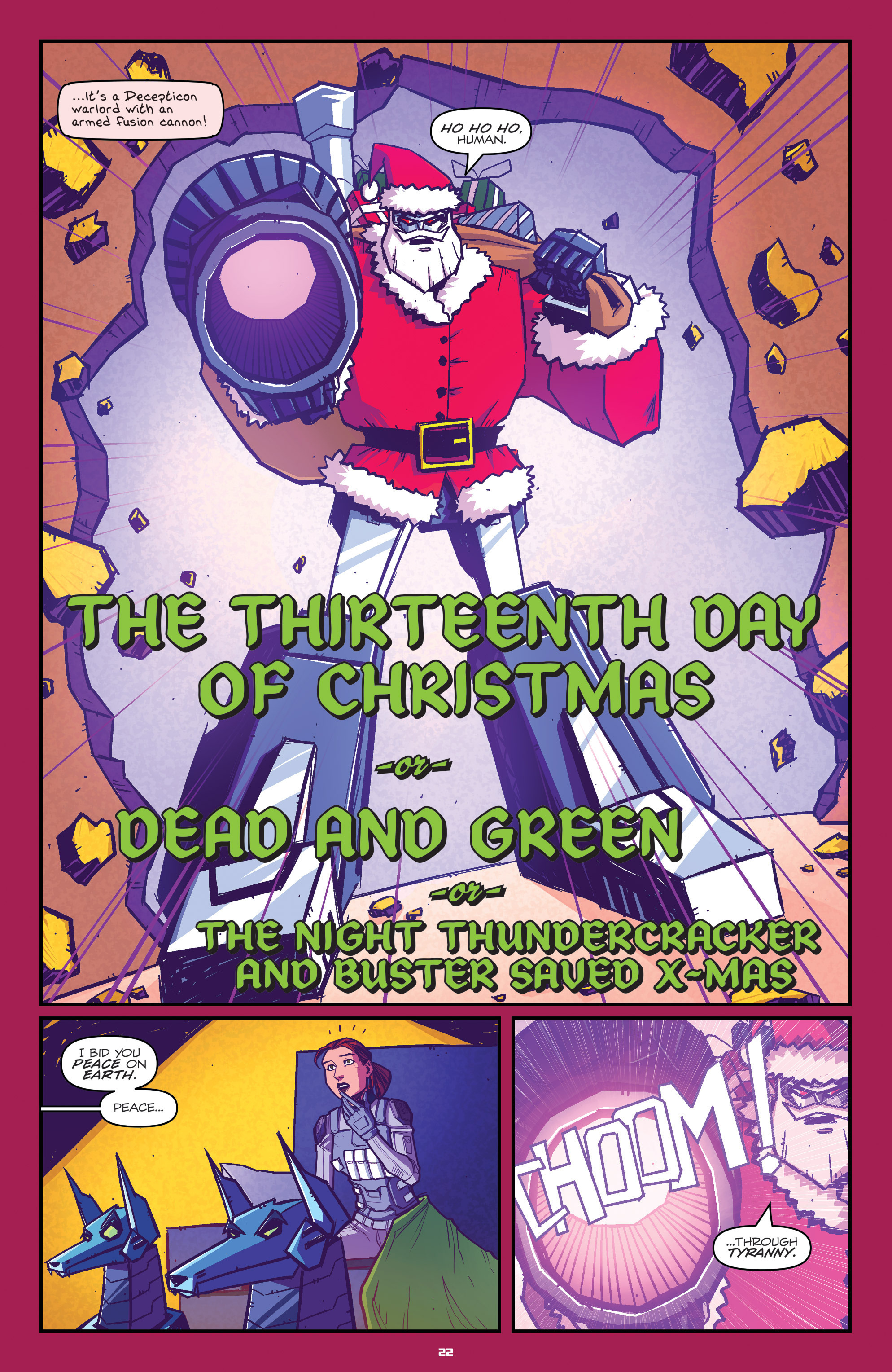 Read online Transformers: Holiday Special comic -  Issue # Full - 24