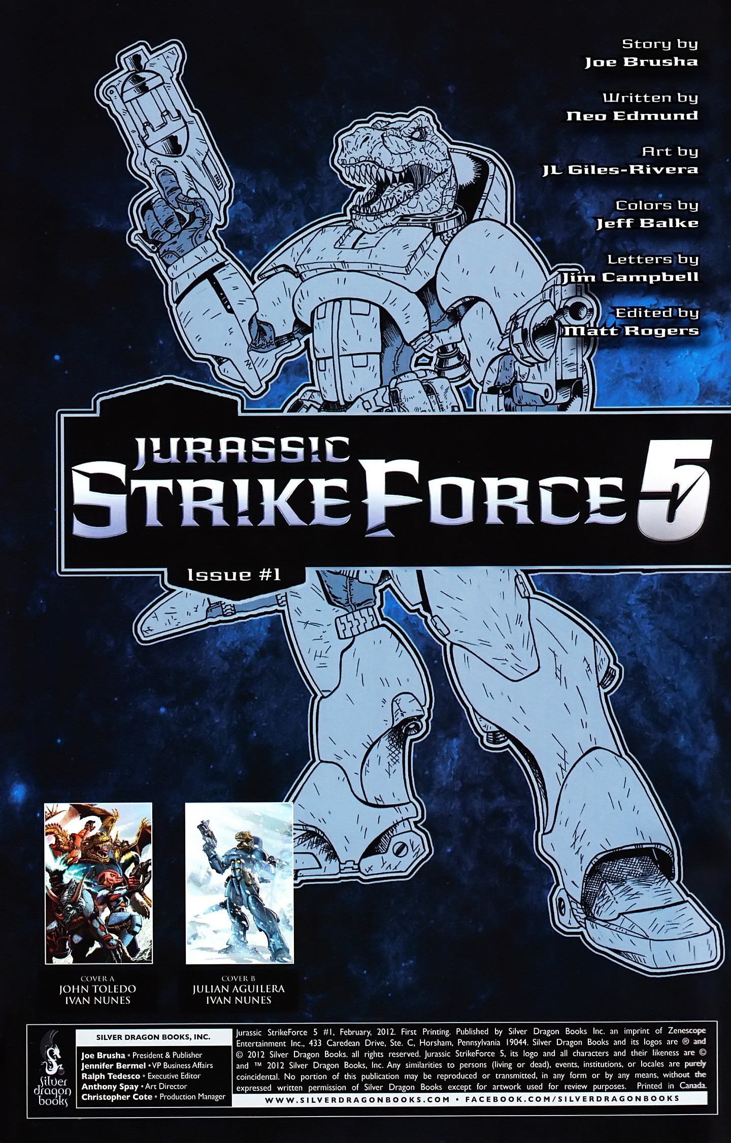 Read online Jurassic StrikeForce 5 comic -  Issue #1 - 3