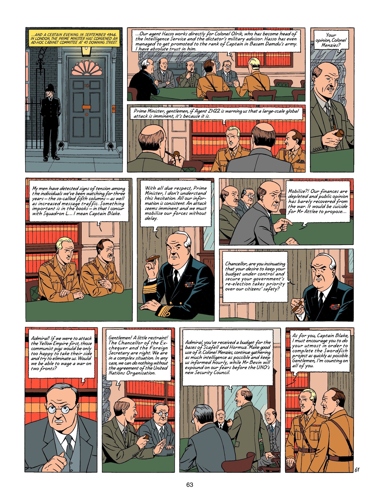 Read online Blake & Mortimer comic -  Issue #21 - 63