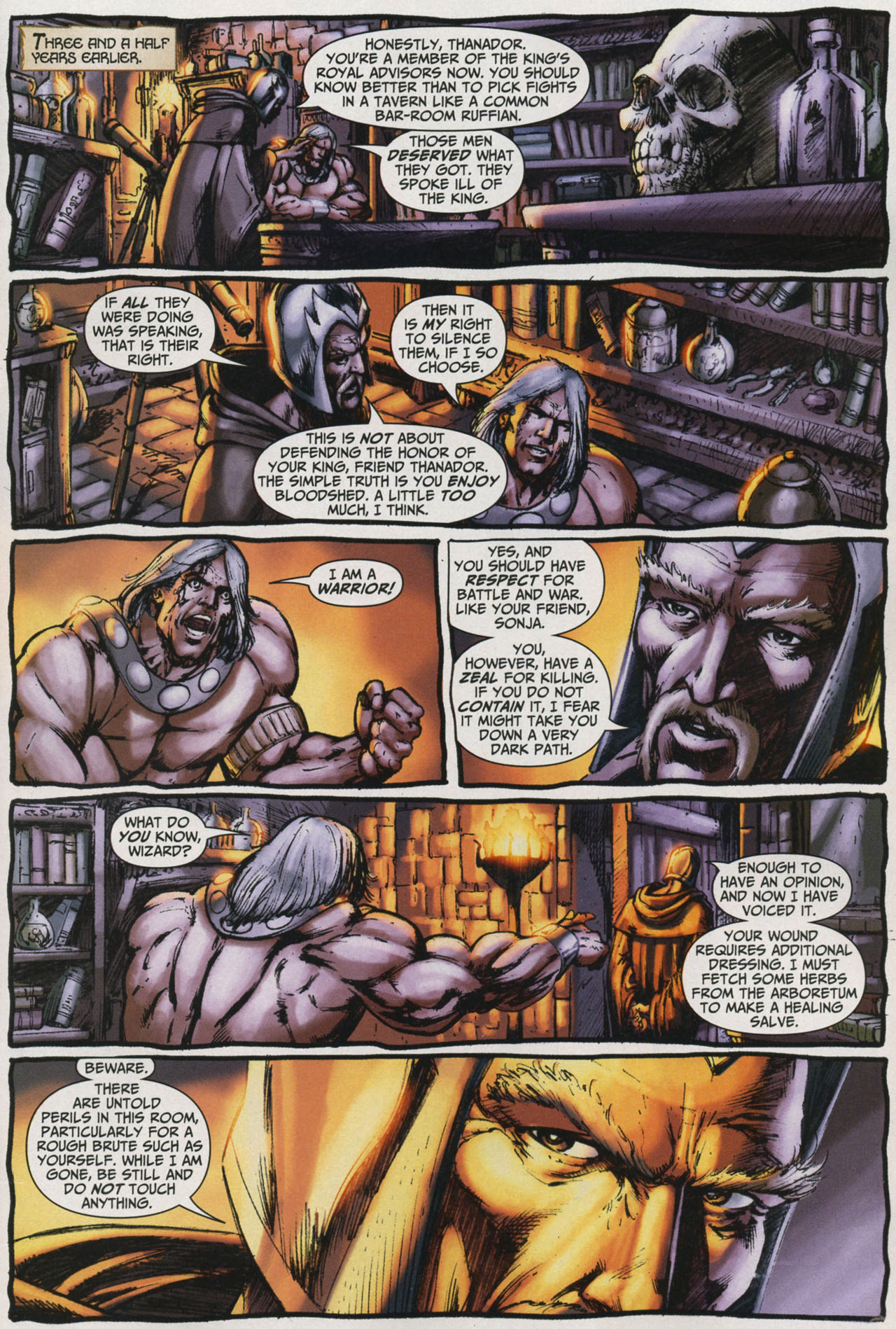 Read online Red Sonja / Claw The Unconquered: Devil's Hands comic -  Issue # TPB - 68