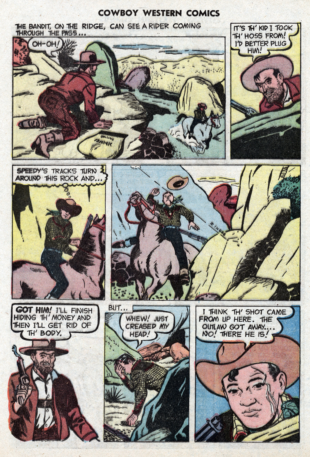Read online Cowboy Western Comics (1948) comic -  Issue #22 - 28