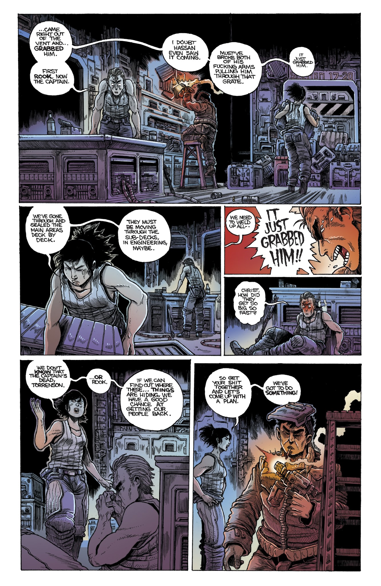 Read online Aliens: Dead Orbit comic -  Issue #3 - 8
