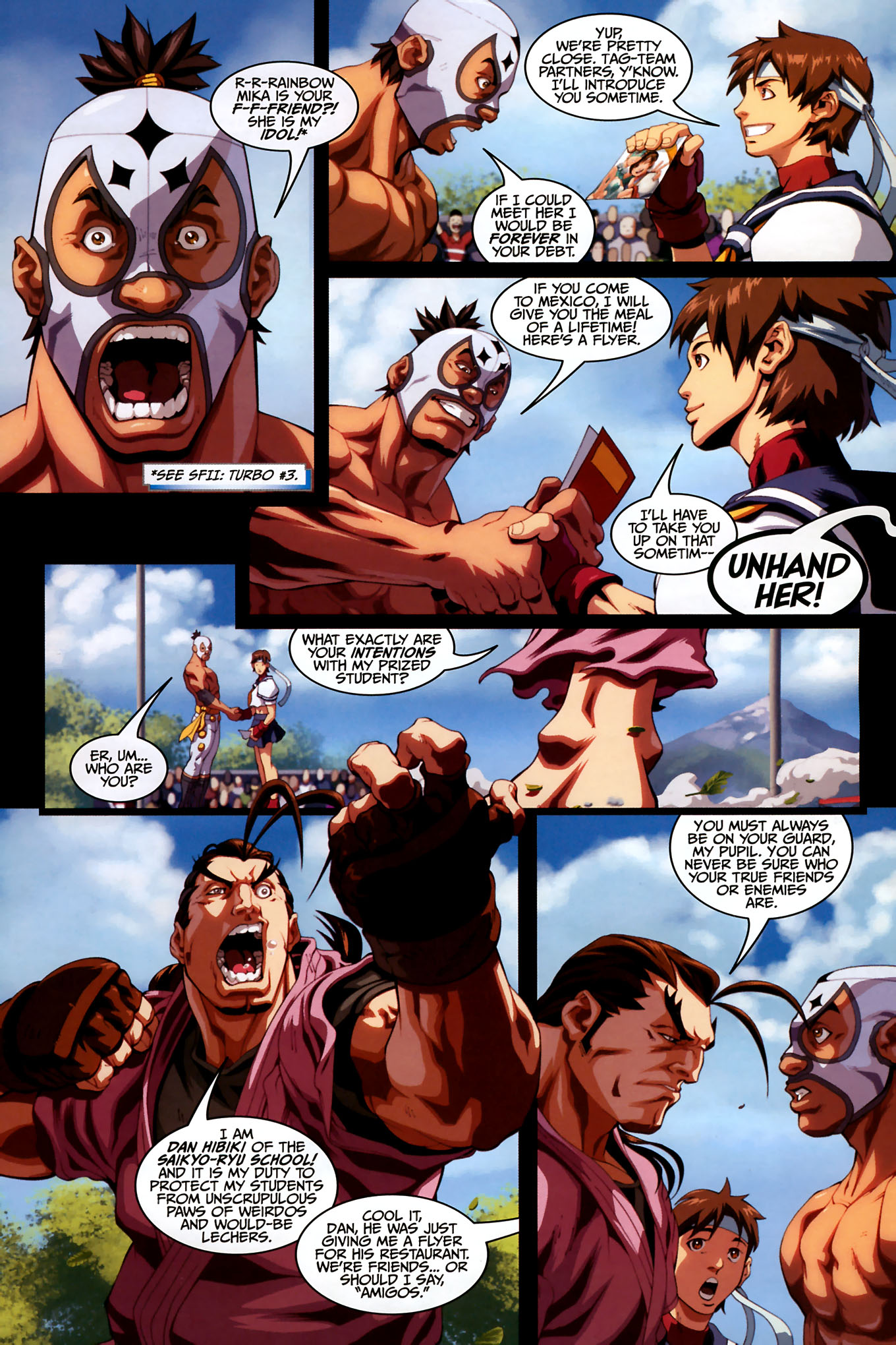 Read online Street Fighter IV comic -  Issue #2 - 14