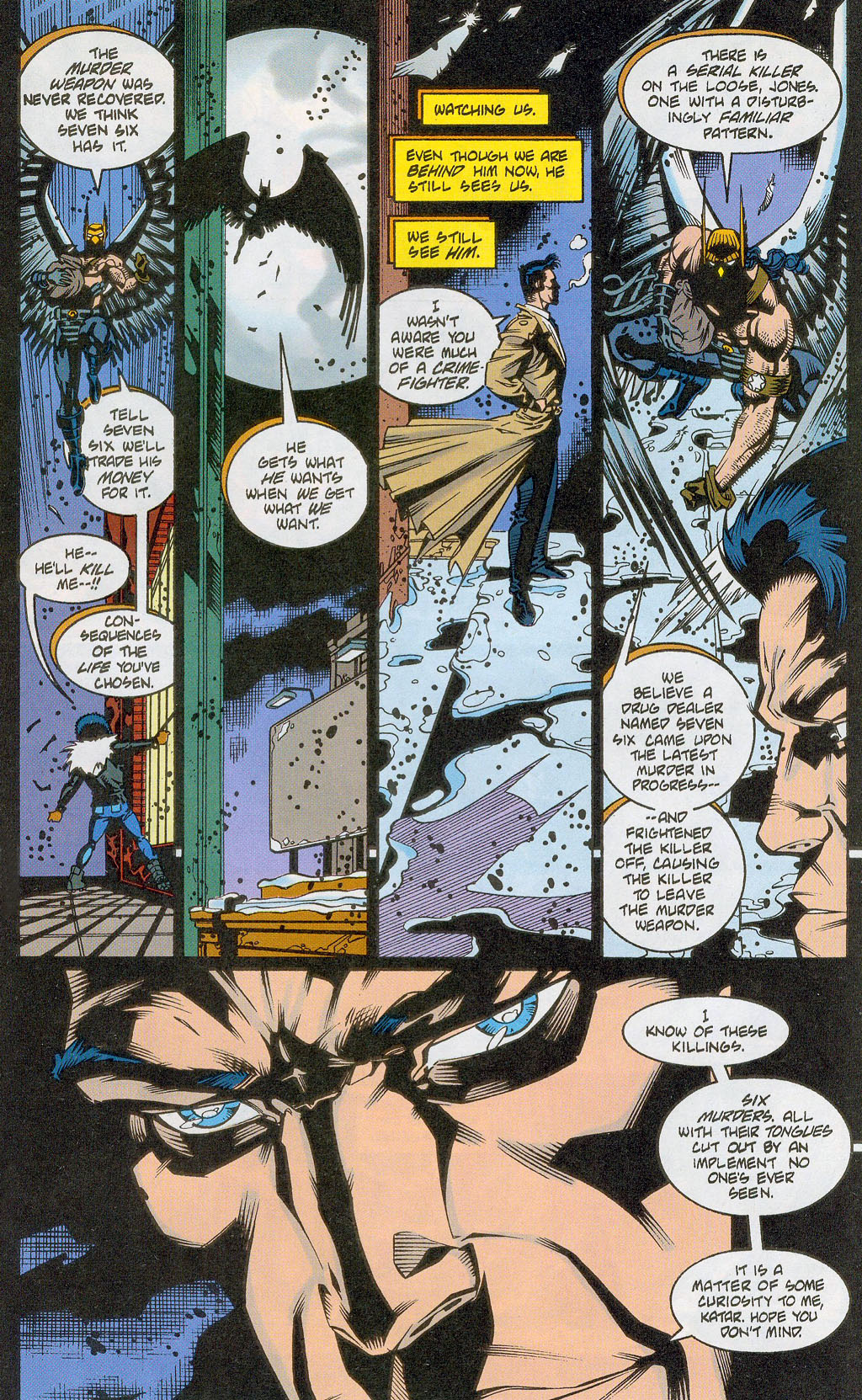 Hawkman (1993) Issue #31 #34 - English 8