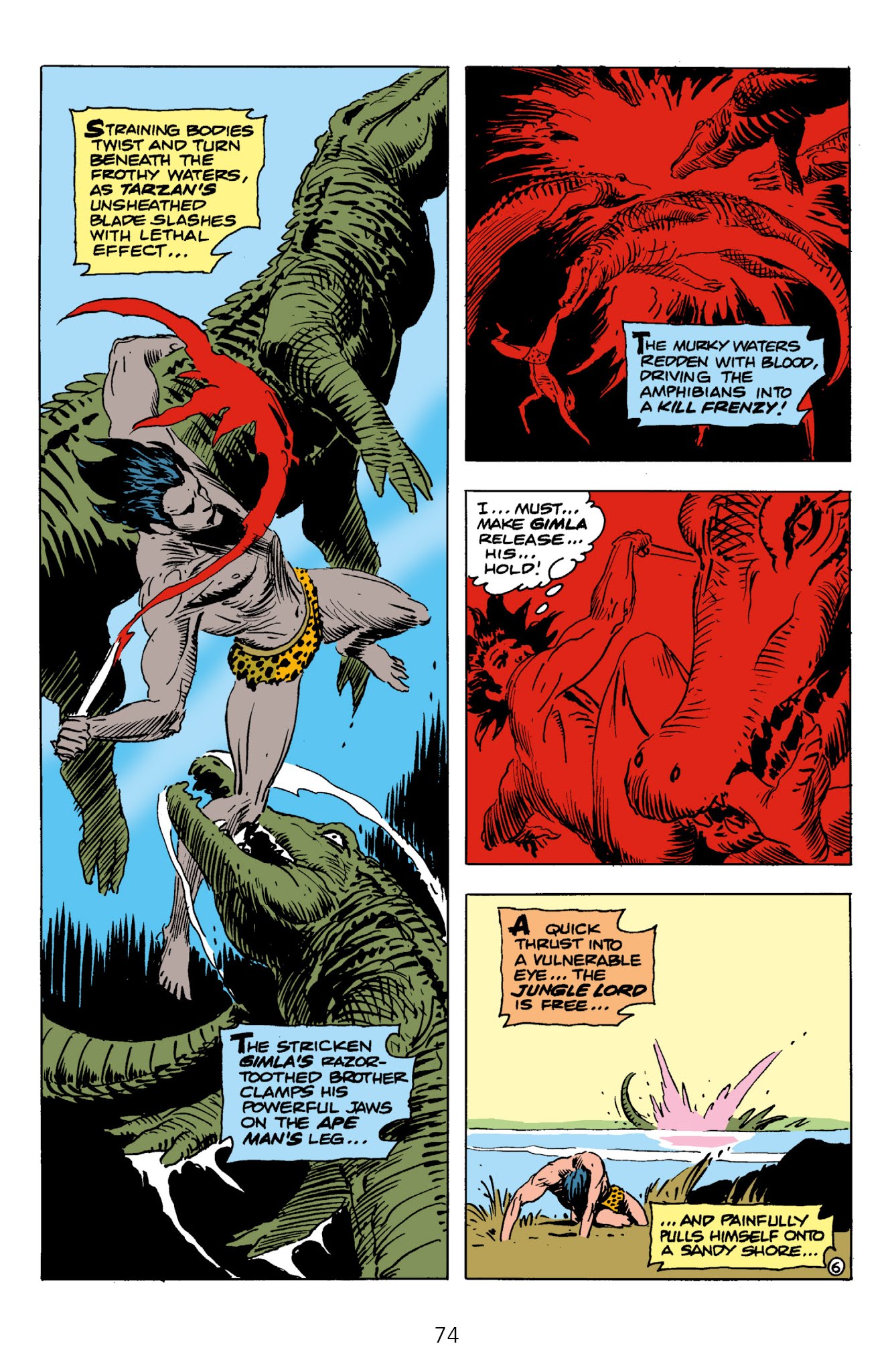 Read online Edgar Rice Burroughs' Tarzan The Joe Kubert Years comic -  Issue # TPB 3 (Part 1) - 75