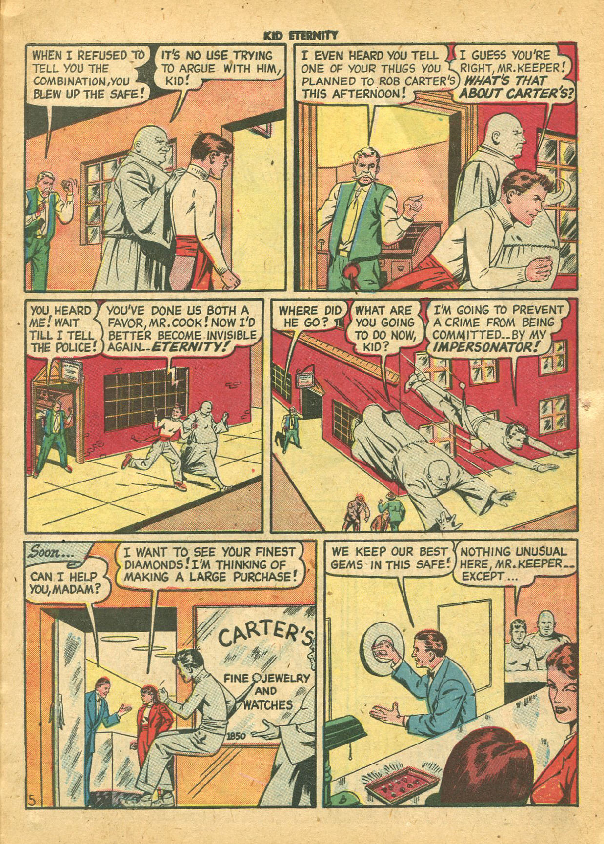 Read online Kid Eternity (1946) comic -  Issue #14 - 7