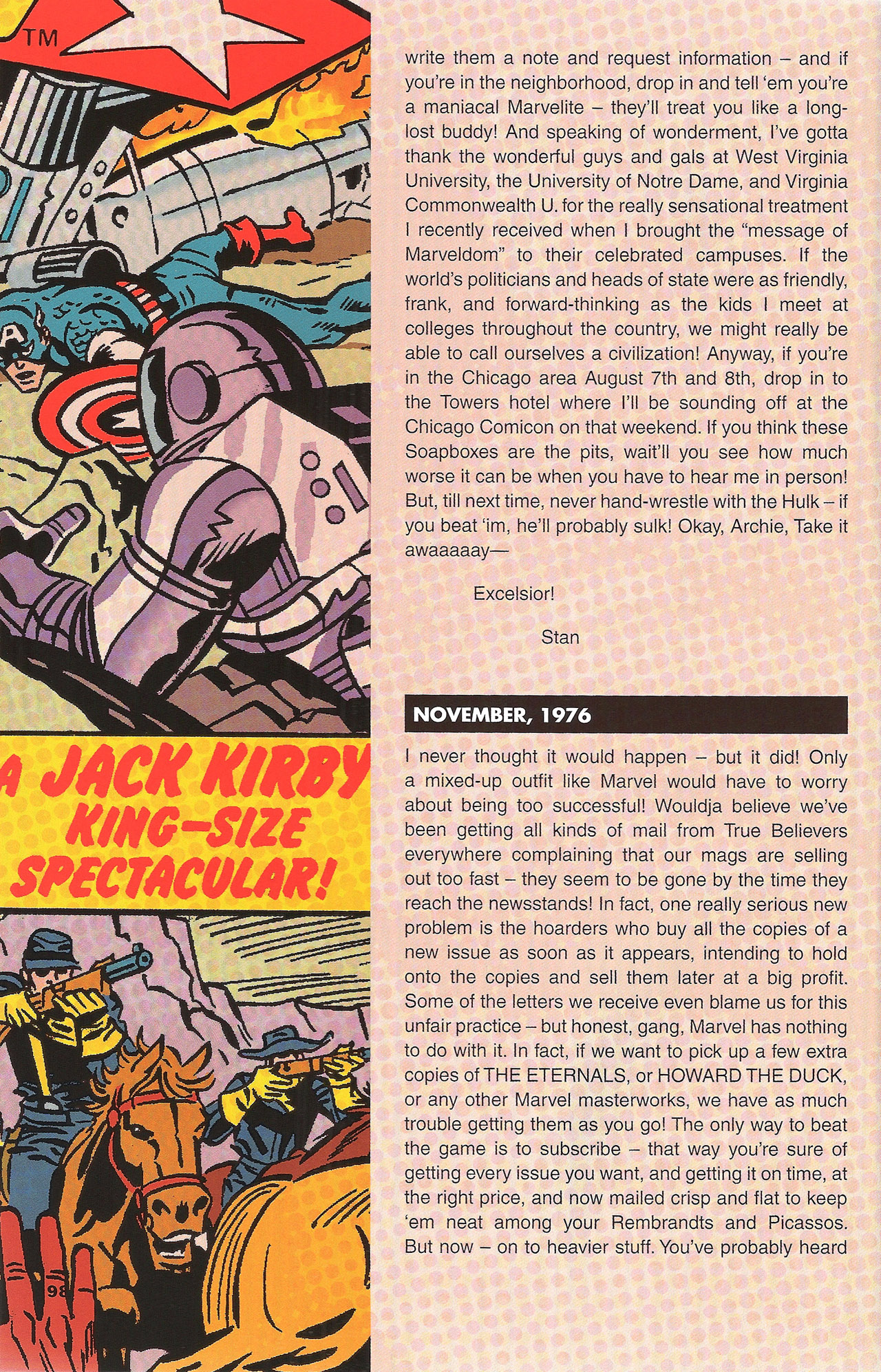 Read online Stan's Soapbox: The Collection comic -  Issue # TPB - 85