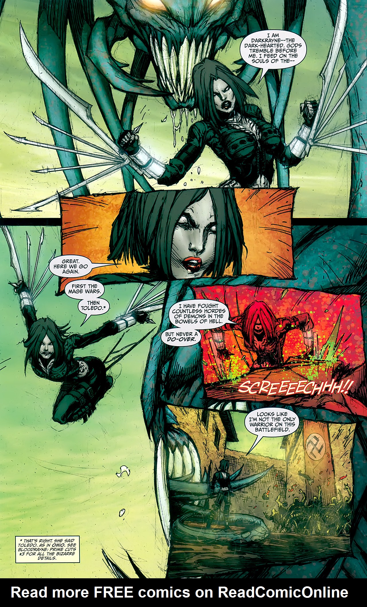 Read online BloodRayne: Revenge of the Butcheress comic -  Issue # Full - 17