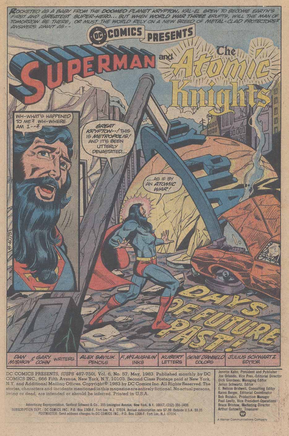 Read online DC Comics Presents comic -  Issue #57 - 2