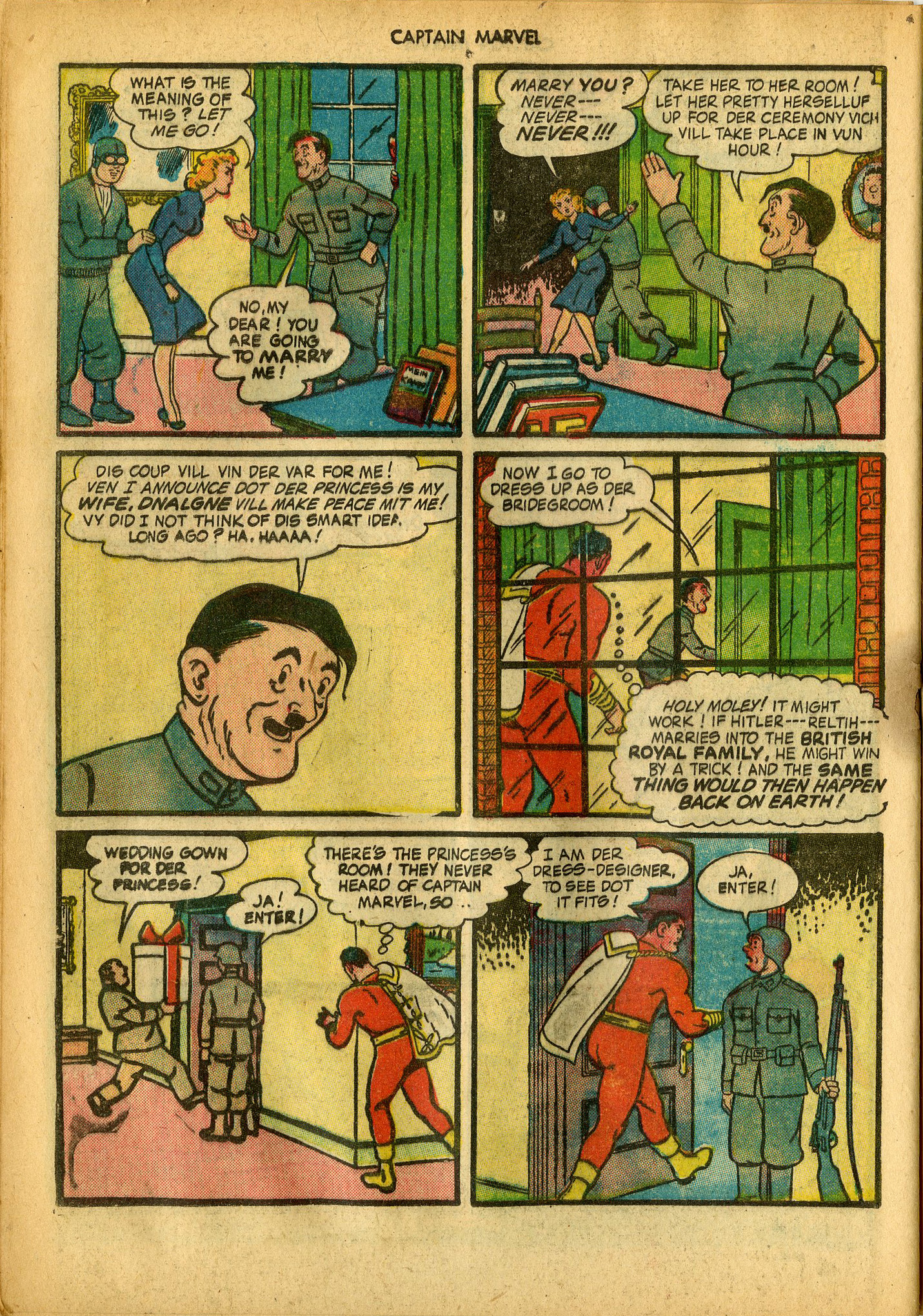 Read online Captain Marvel Adventures comic -  Issue #35 - 40