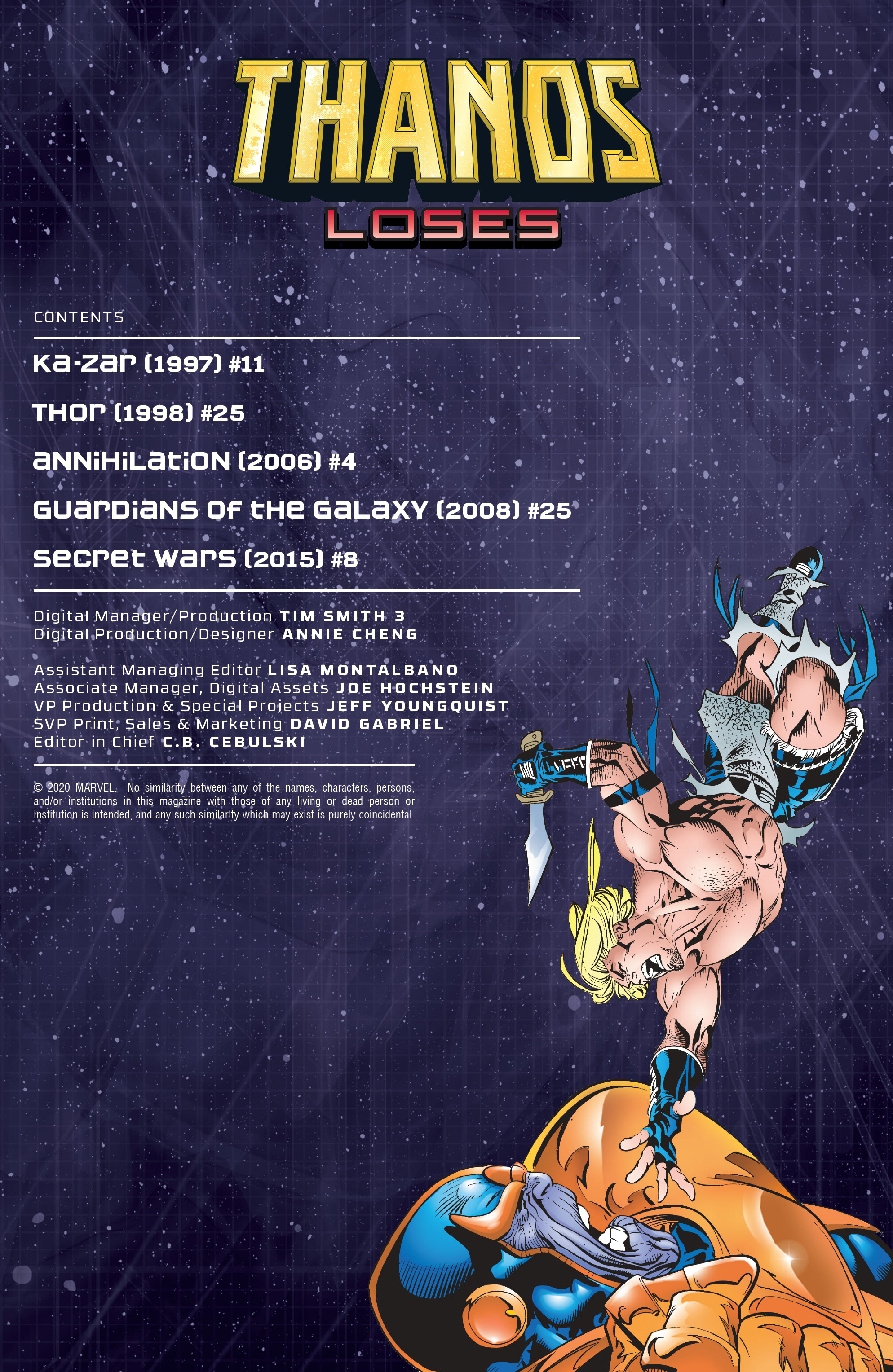Read online Thanos Loses comic -  Issue # TPB - 2