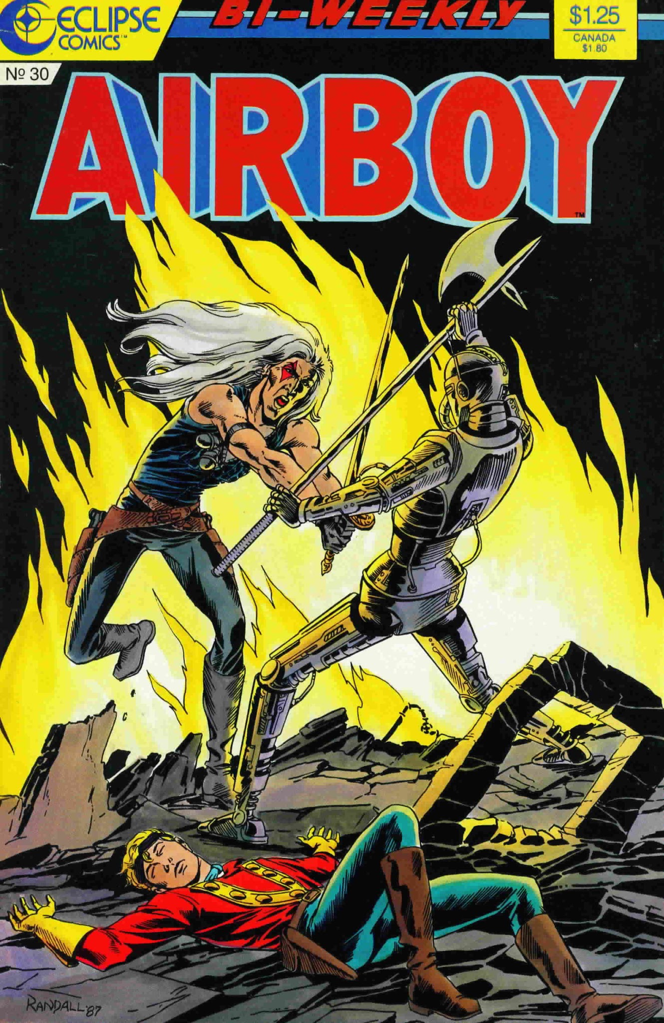 Read online Airboy (1986) comic -  Issue #30 - 1