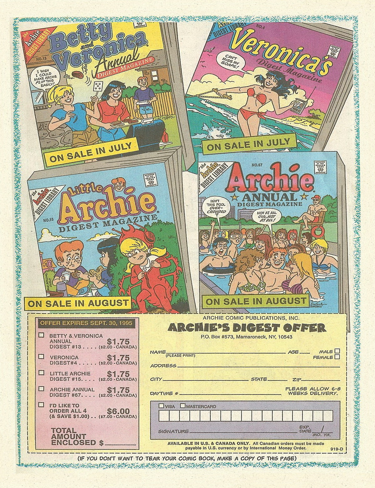 Read online Archie's Pals 'n' Gals Double Digest Magazine comic -  Issue #15 - 19