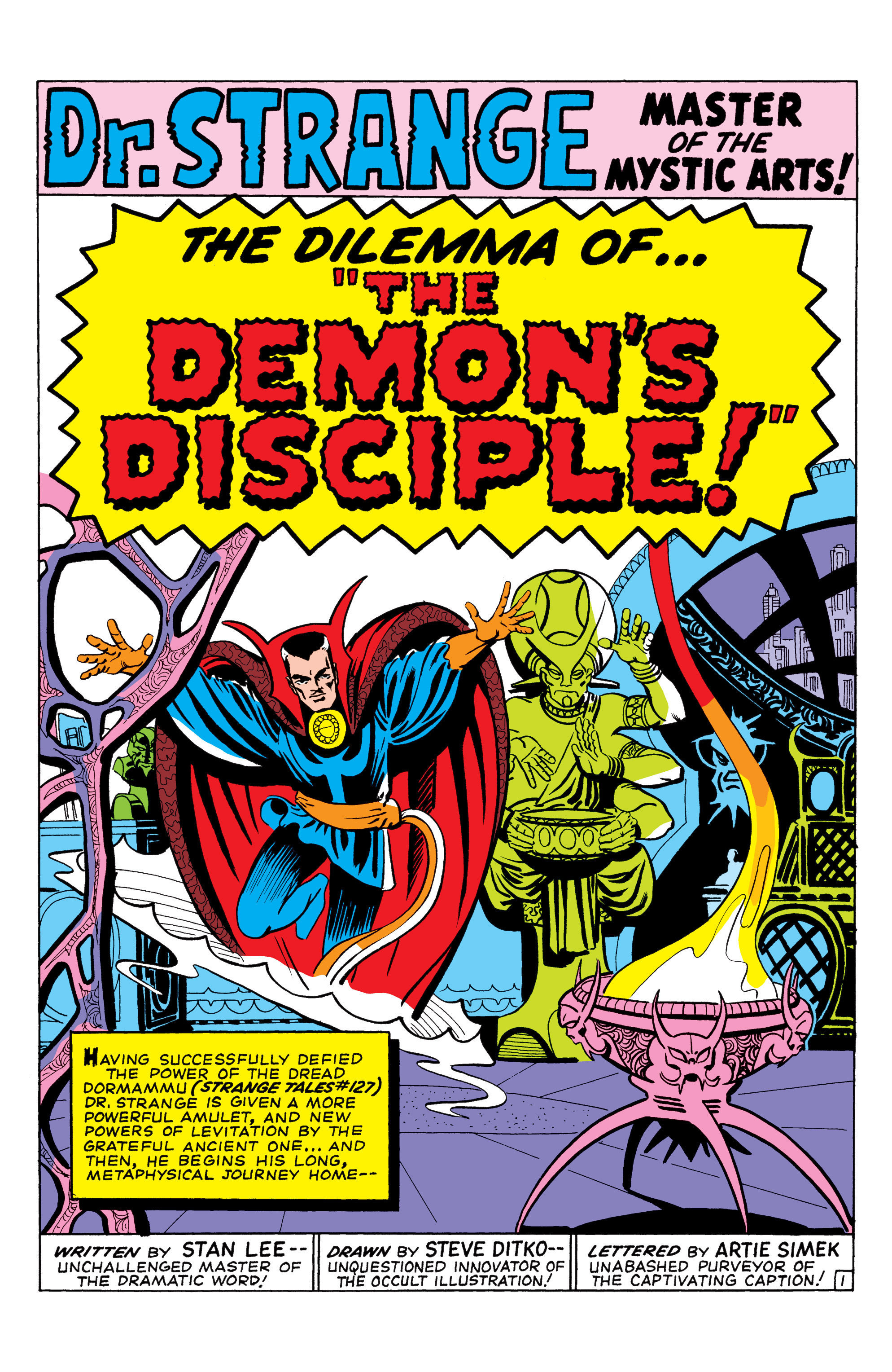 Read online Marvel Masterworks: Doctor Strange comic -  Issue # TPB 1 - 153