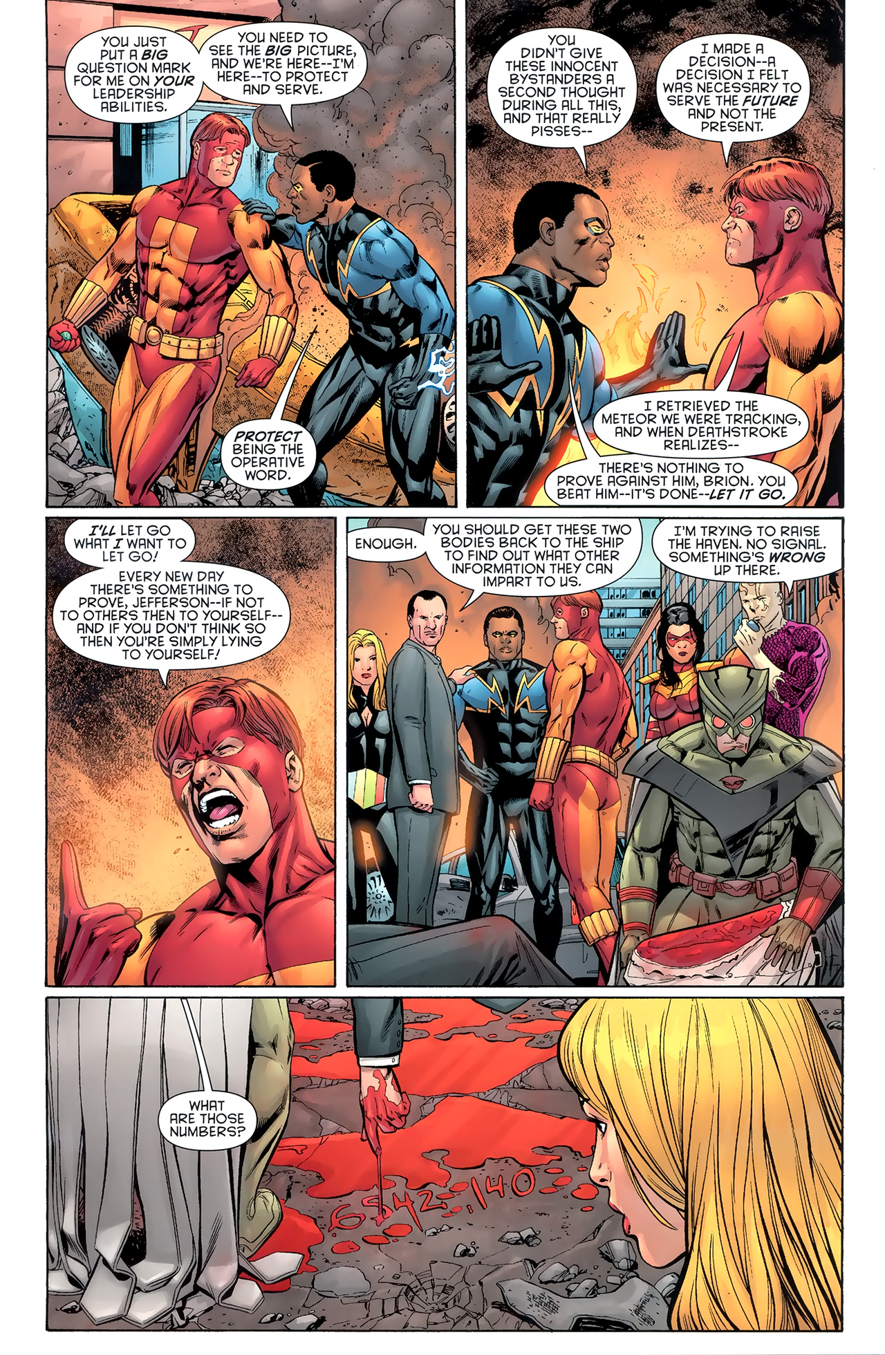 Read online The Outsiders (2009) comic -  Issue #19 - 18