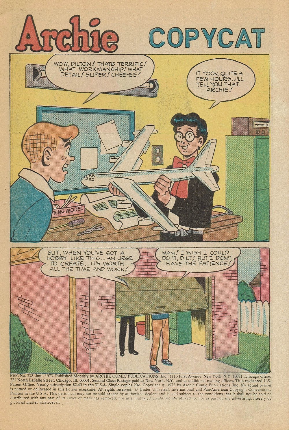 Read online Pep Comics comic -  Issue #273 - 3