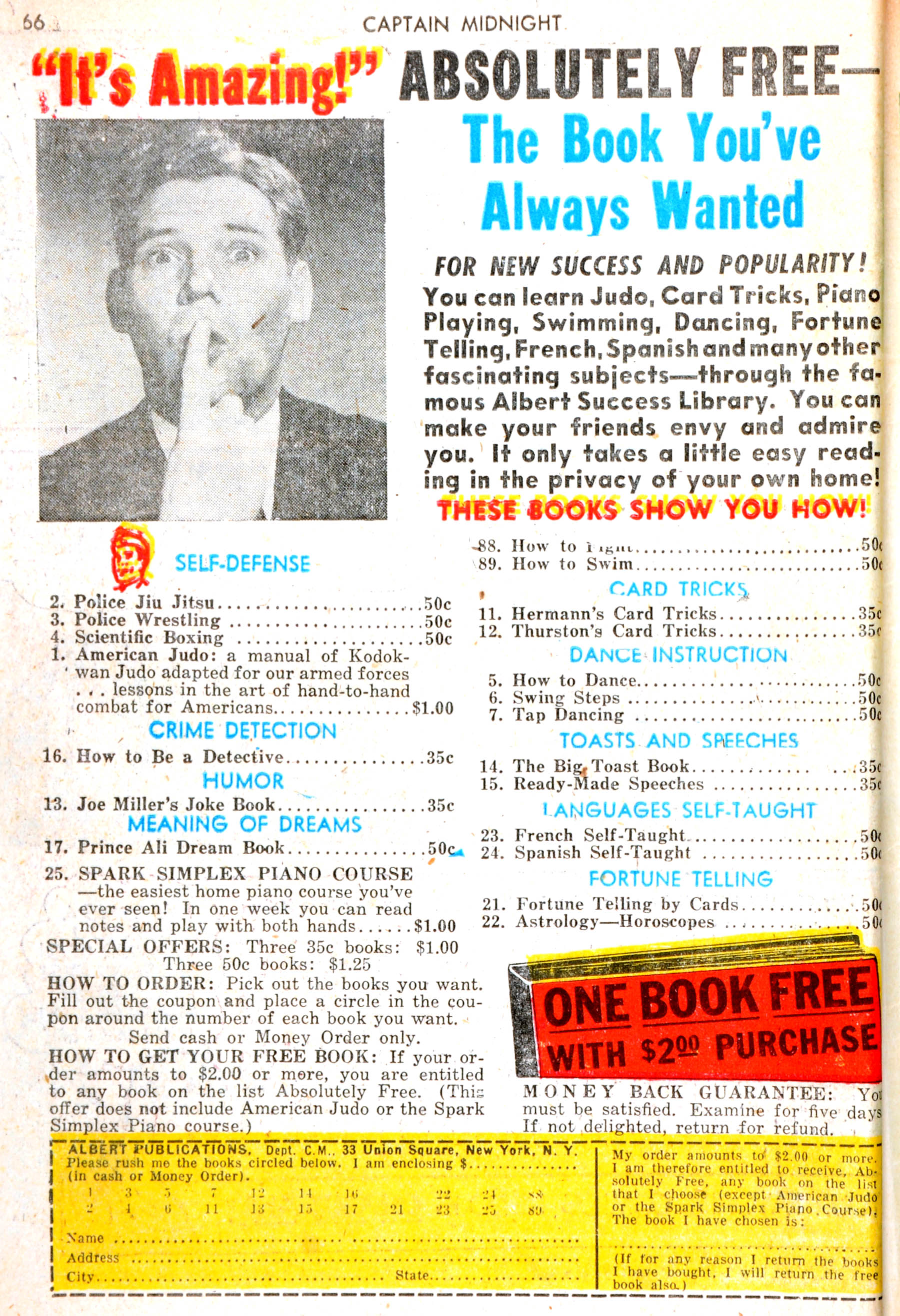 Read online Captain Midnight (1942) comic -  Issue #13 - 65