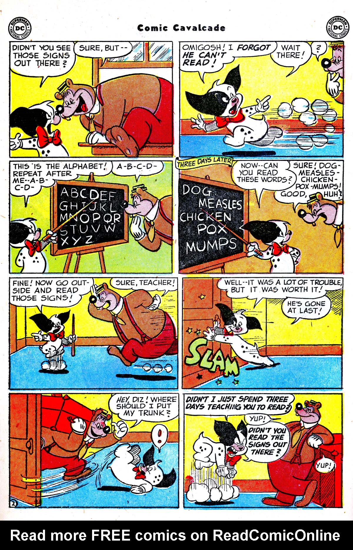 Read online Comic Cavalcade comic -  Issue #48 - 21