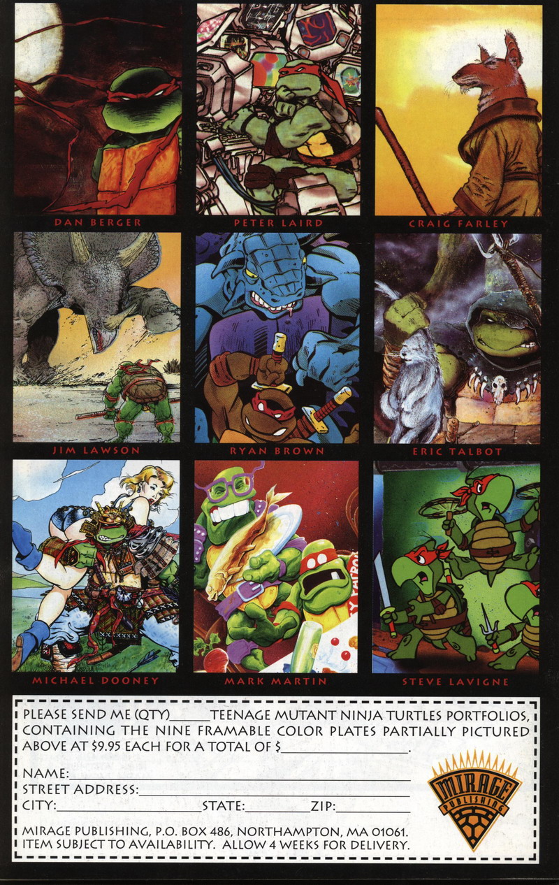 Read online Teenage Mutant Ninja Turtles (1984) comic -  Issue #43 - 47